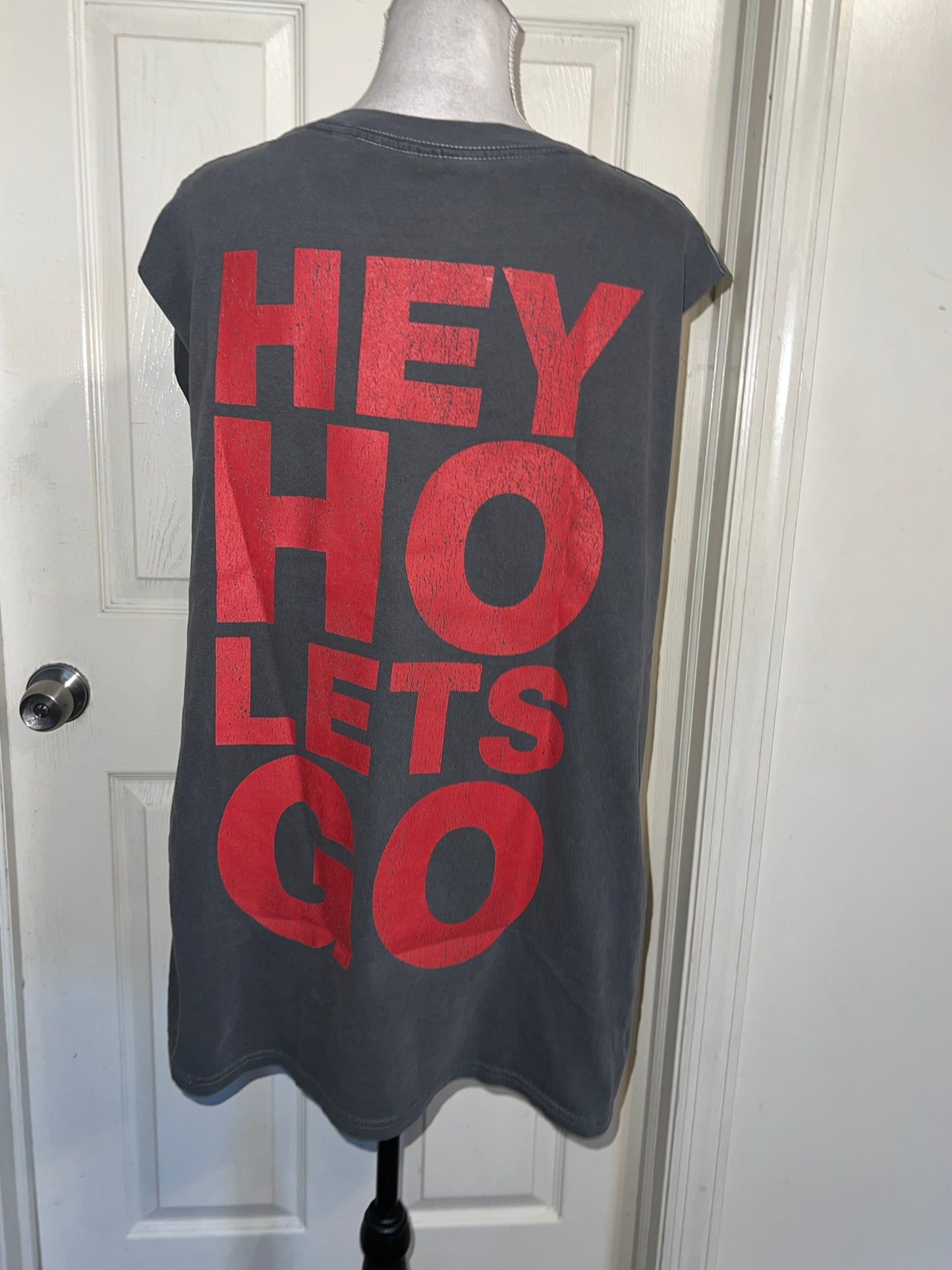Ramones Oversized Double Oversized Distressed Tann