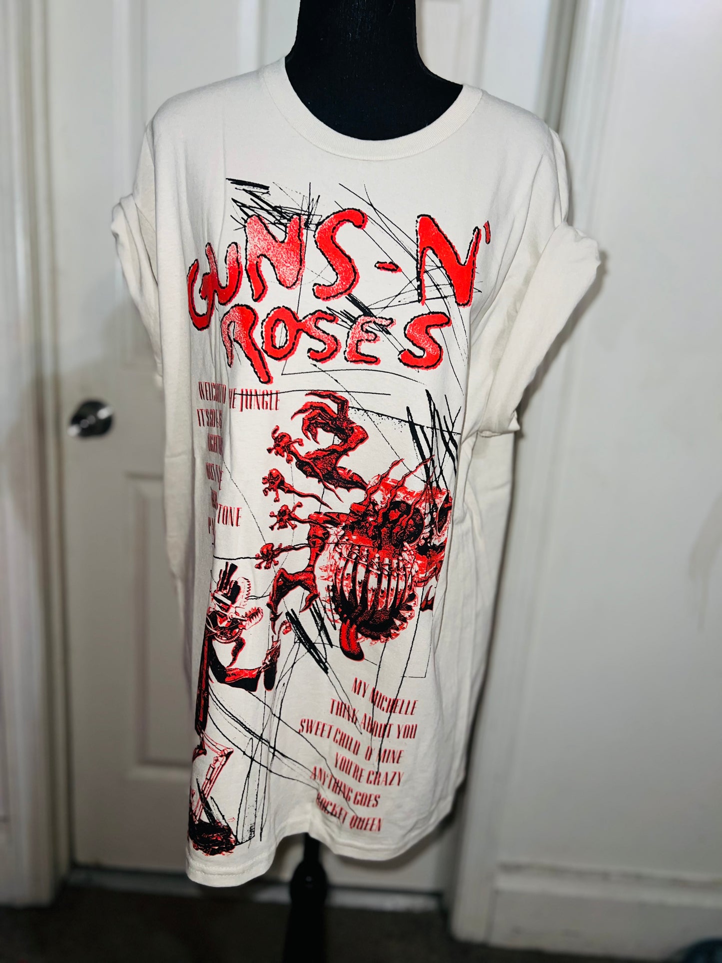 Guns n’ Roses Oversized Distressed Tee