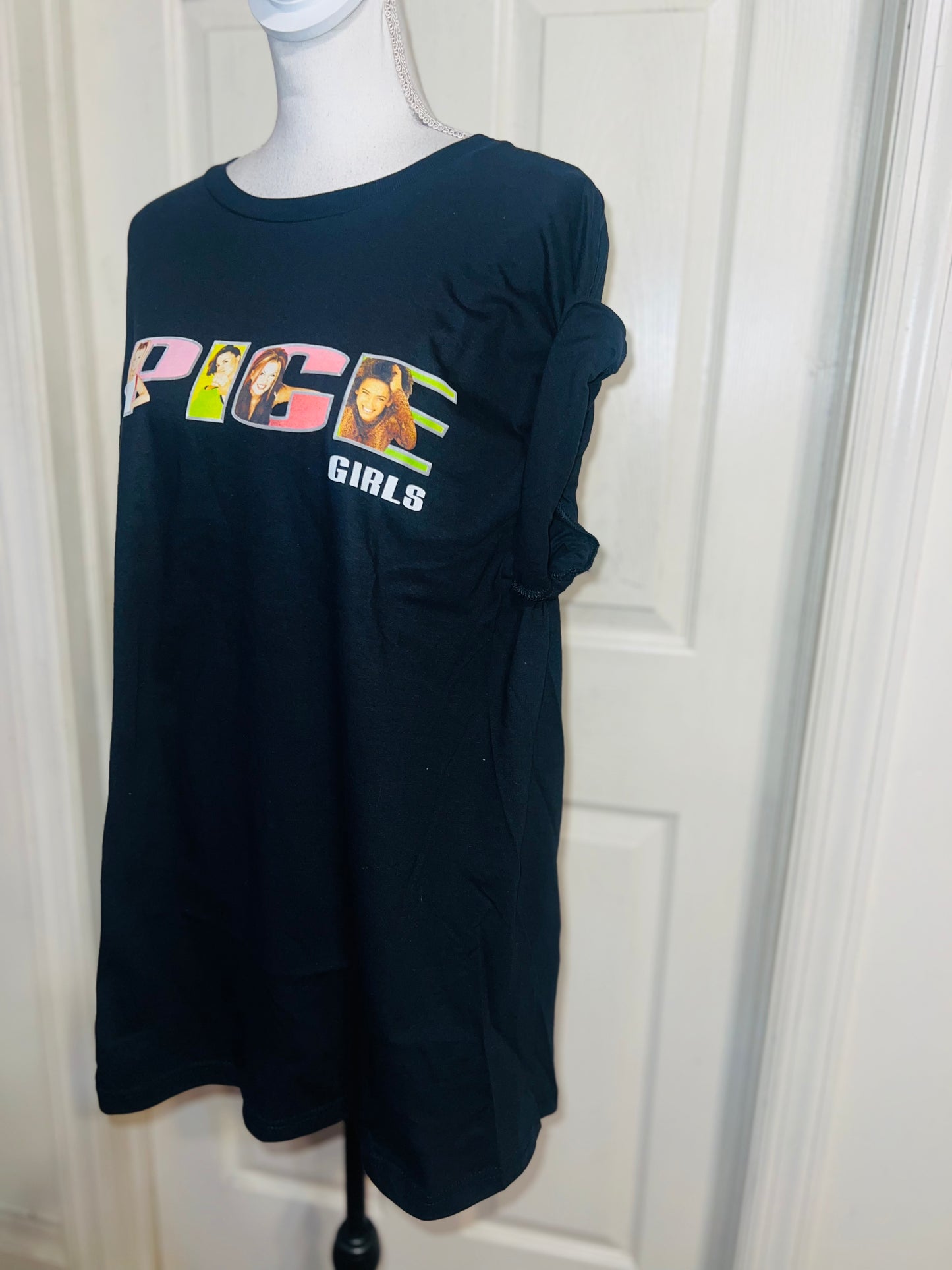 Spice Girls Oversized Distressed Tee