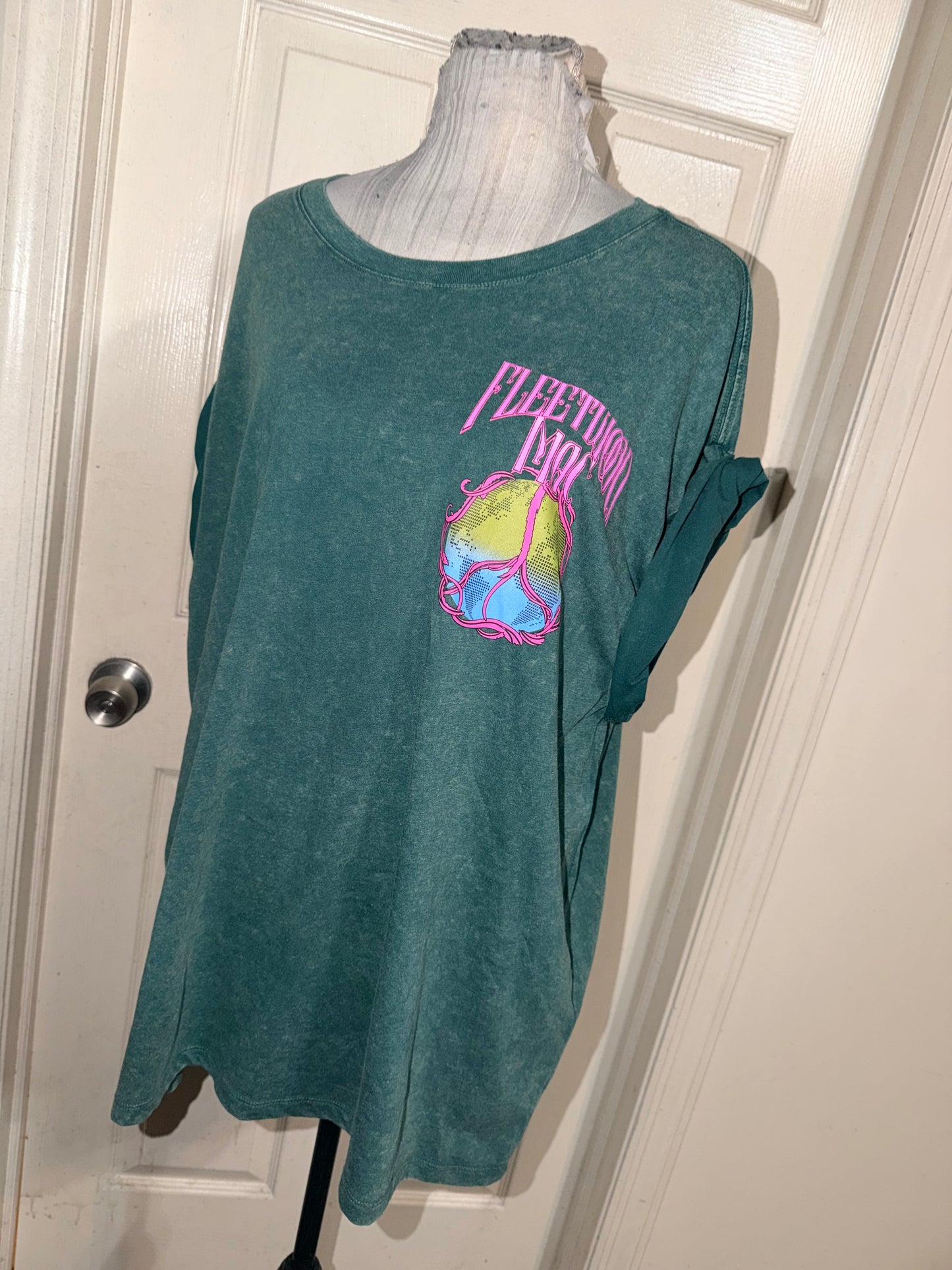 Fleetwood Mac Double Sided Oversized Distressed Tee
