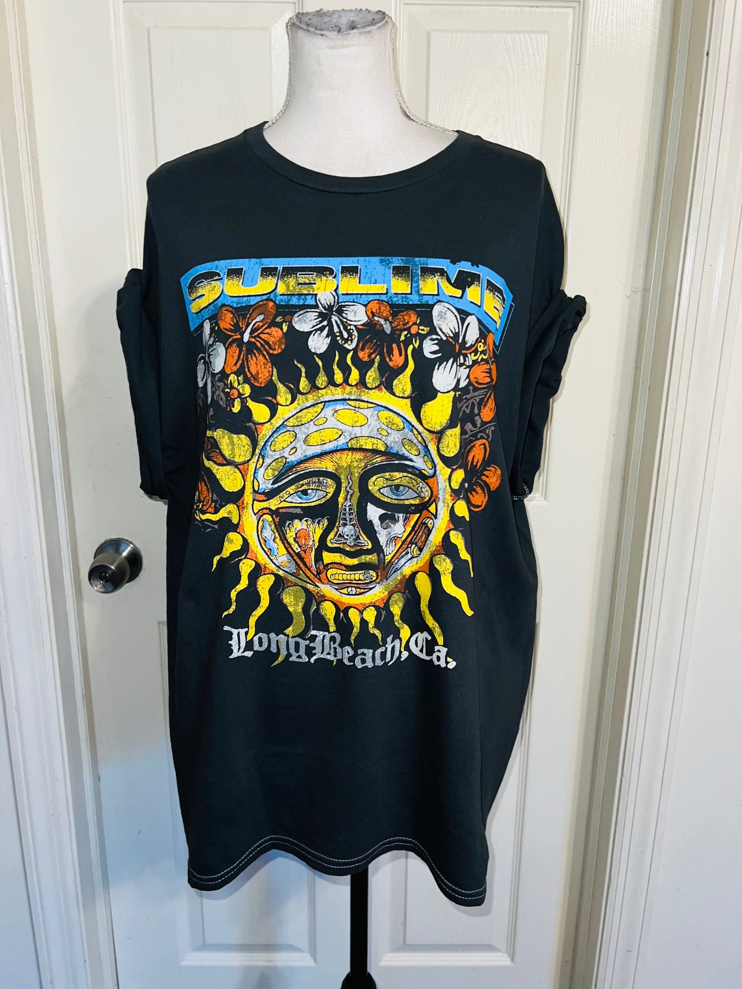 Sublime Double Sided Oversized Distressed Tee