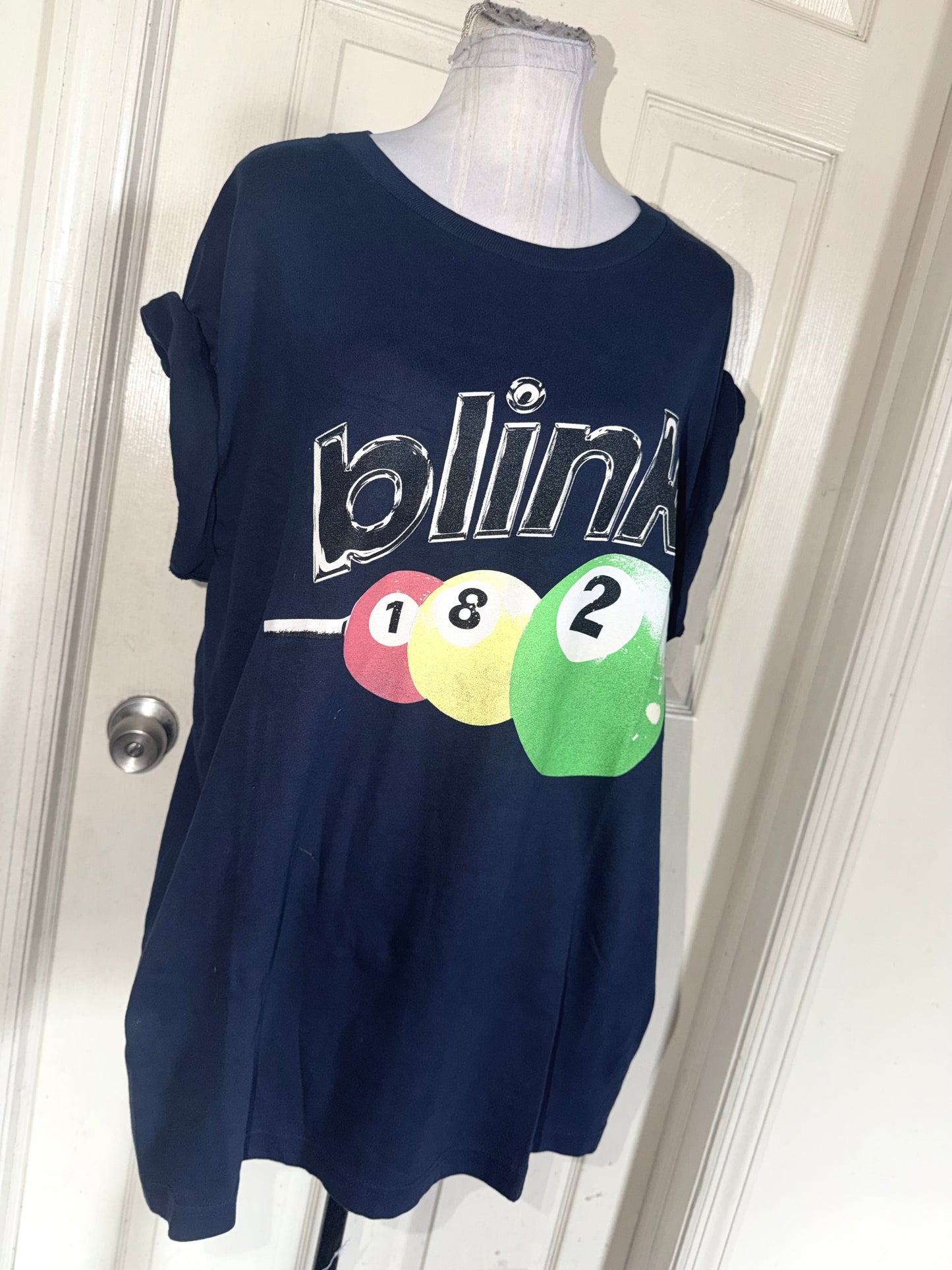 Blink-182 Oversized Distressed Tee