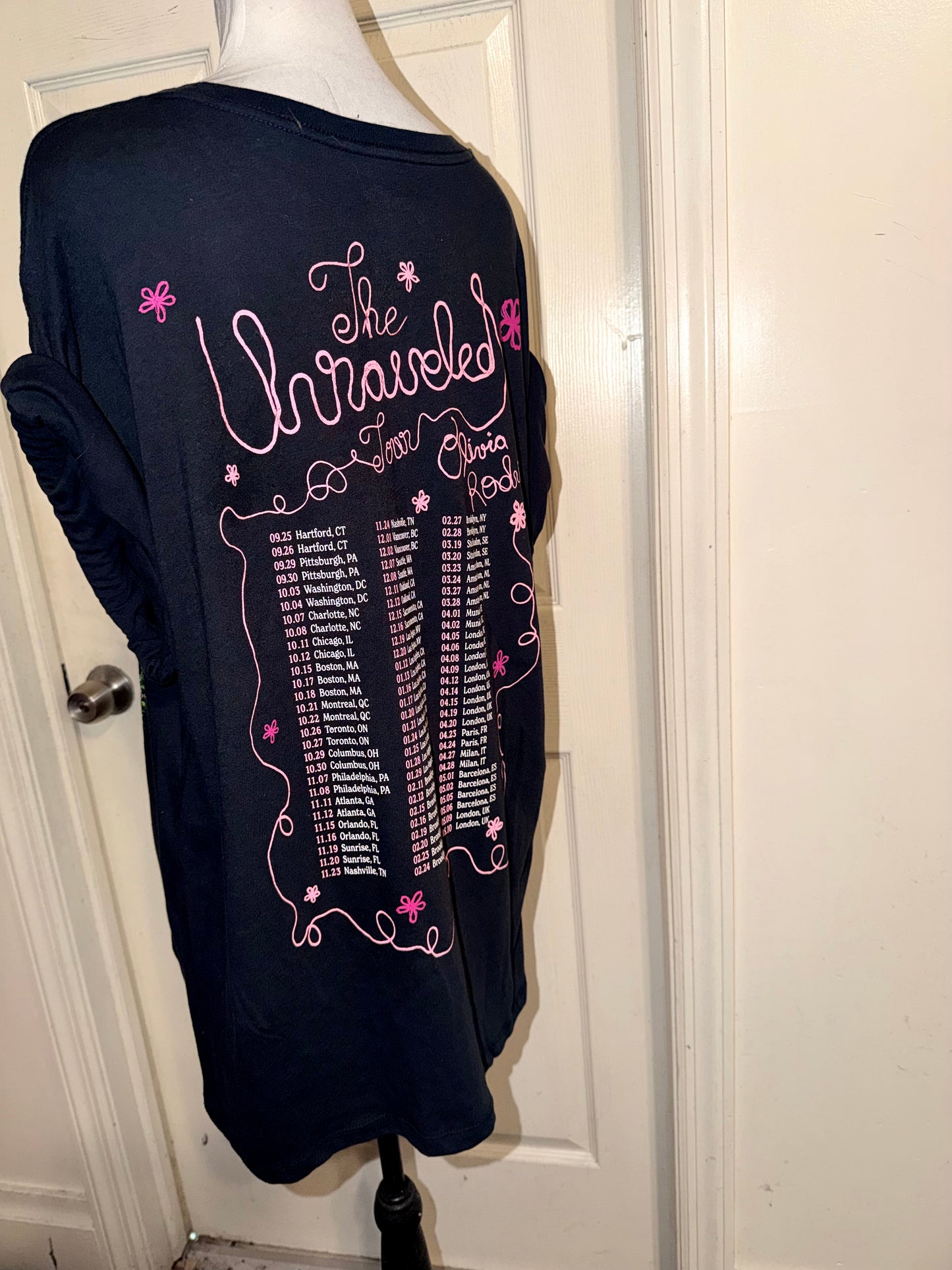 Olivia Rodrigo Double Sided Oversized Tee