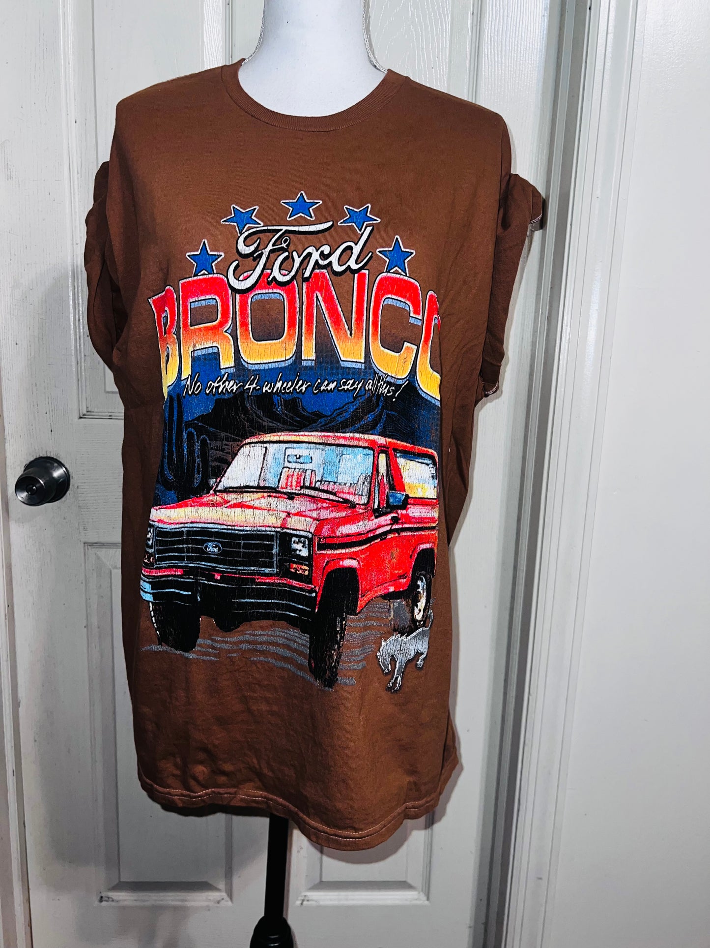 Ford Bronco Double Sided Oversized Distressed Tee