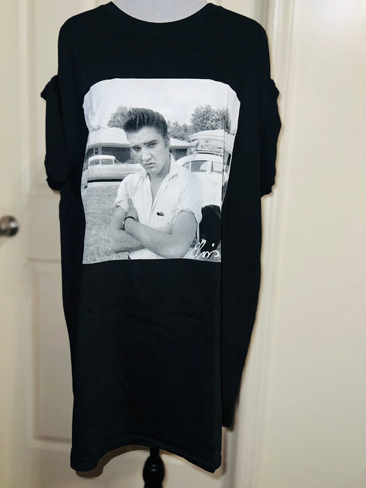 Elvis Presley Oversized Distressed Tee