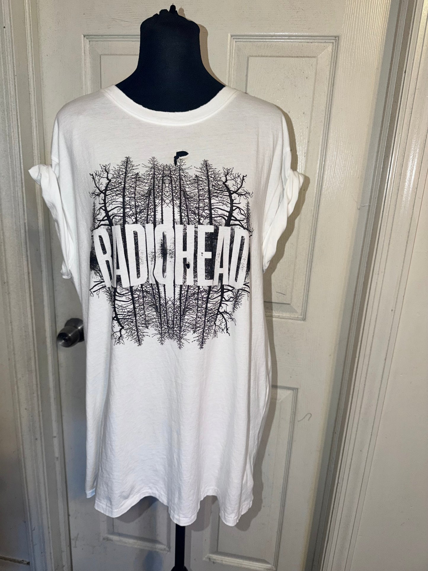 Radiohead Oversized Distressed Tee