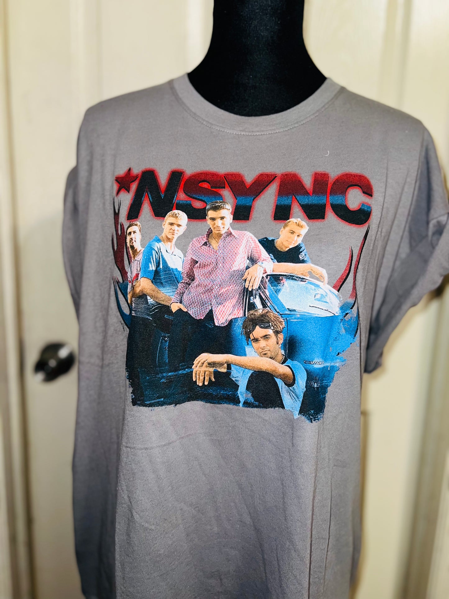 NSYNC Oversized Distressed Tee