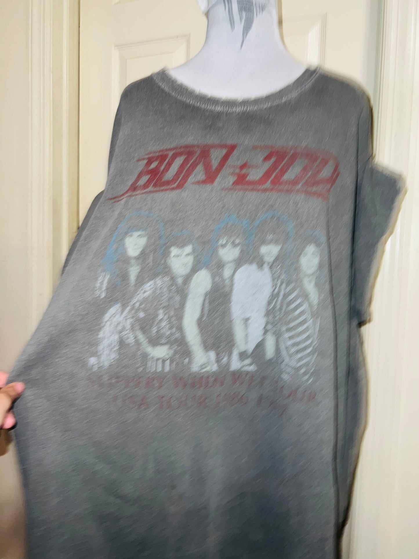 Bob Jovi Oversized Distressed Tee