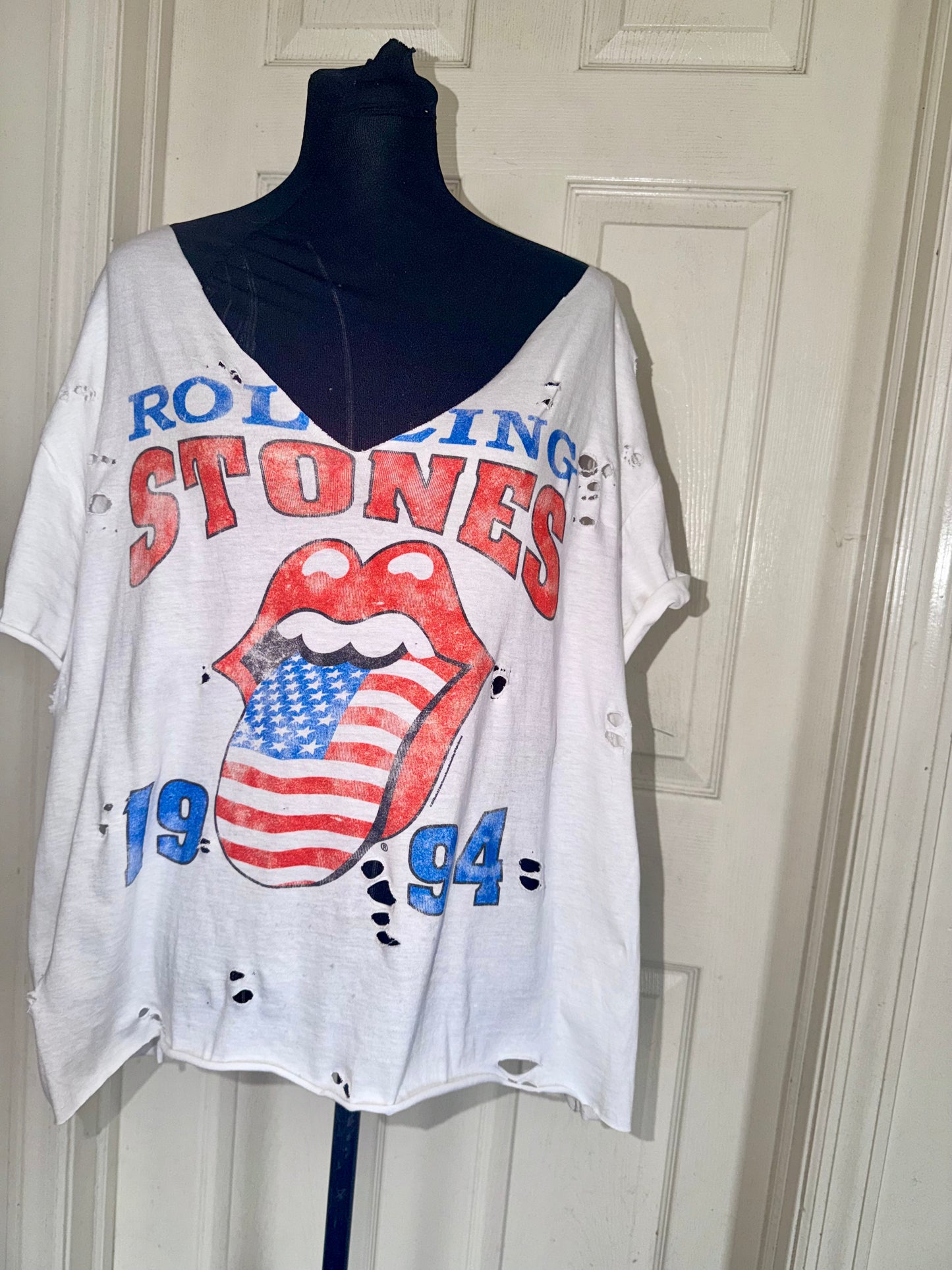 The Rolling Stones Open Back Bow Tee (as is)