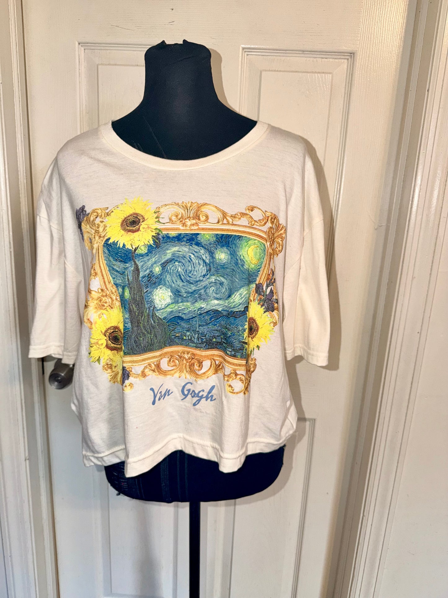 Vincent Van Gogh Cropped Tee