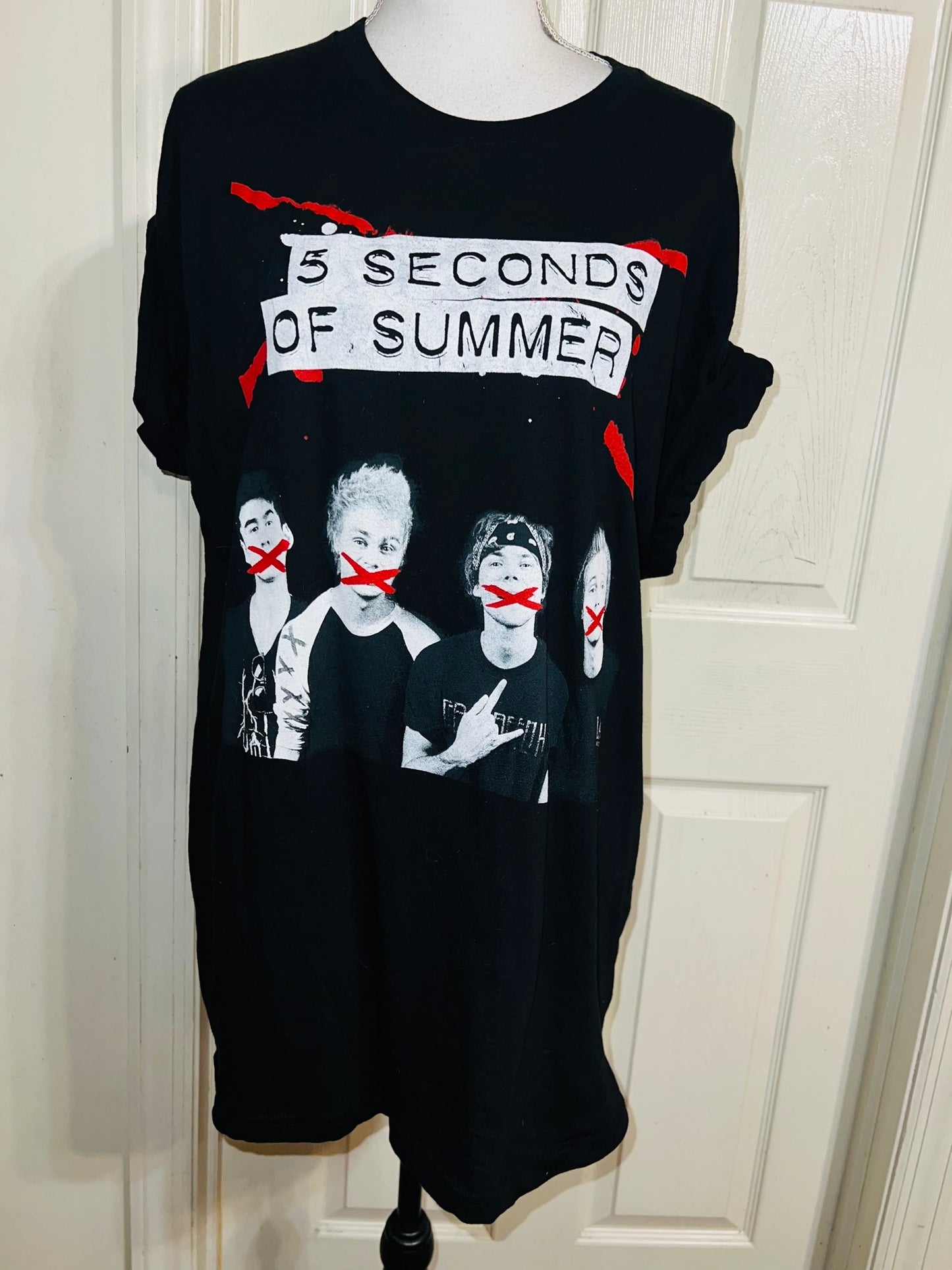 5 Seconds of Summer Distressed Tee