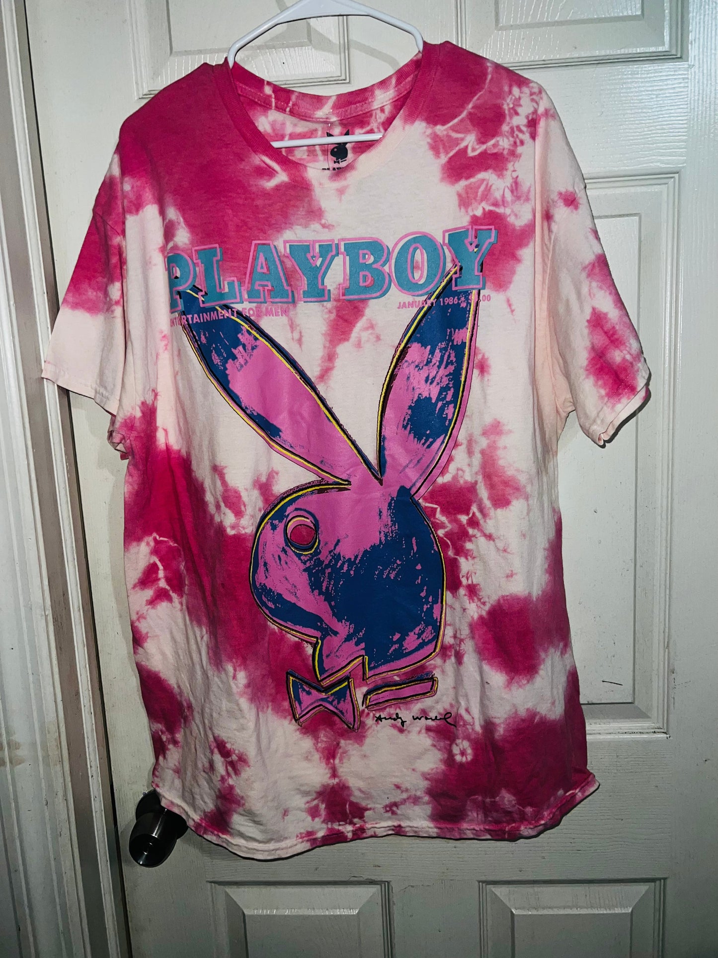 Playboy Andy Warhol Tie Dye Oversized Tee