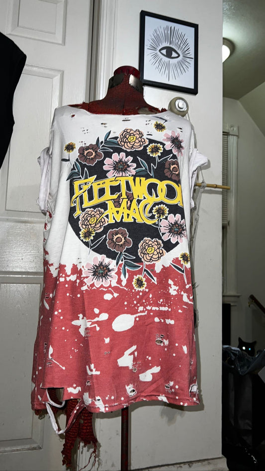 Fleetwood Mac Floral Distressed Tee