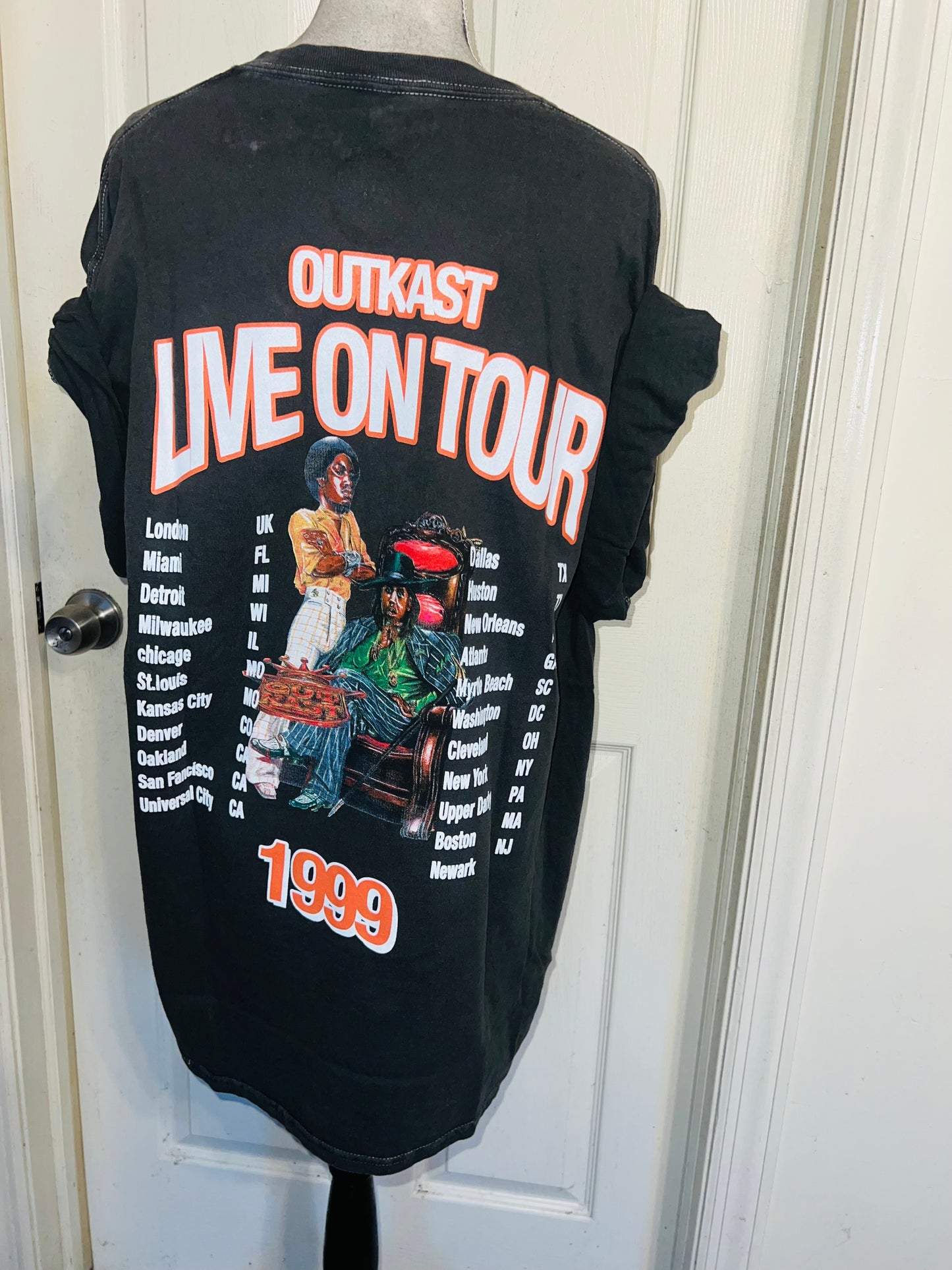 OutKast Double Sided Oversized Distressed Tee
