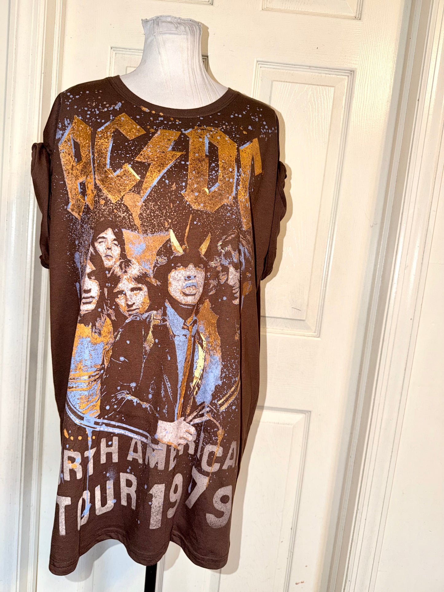 AC/DC Double Sides Oversized Tee