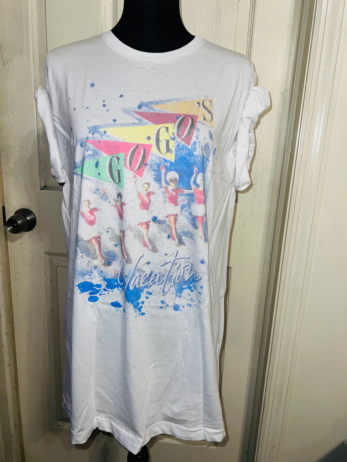 The Go-Go’s Oversized Distressed Tee