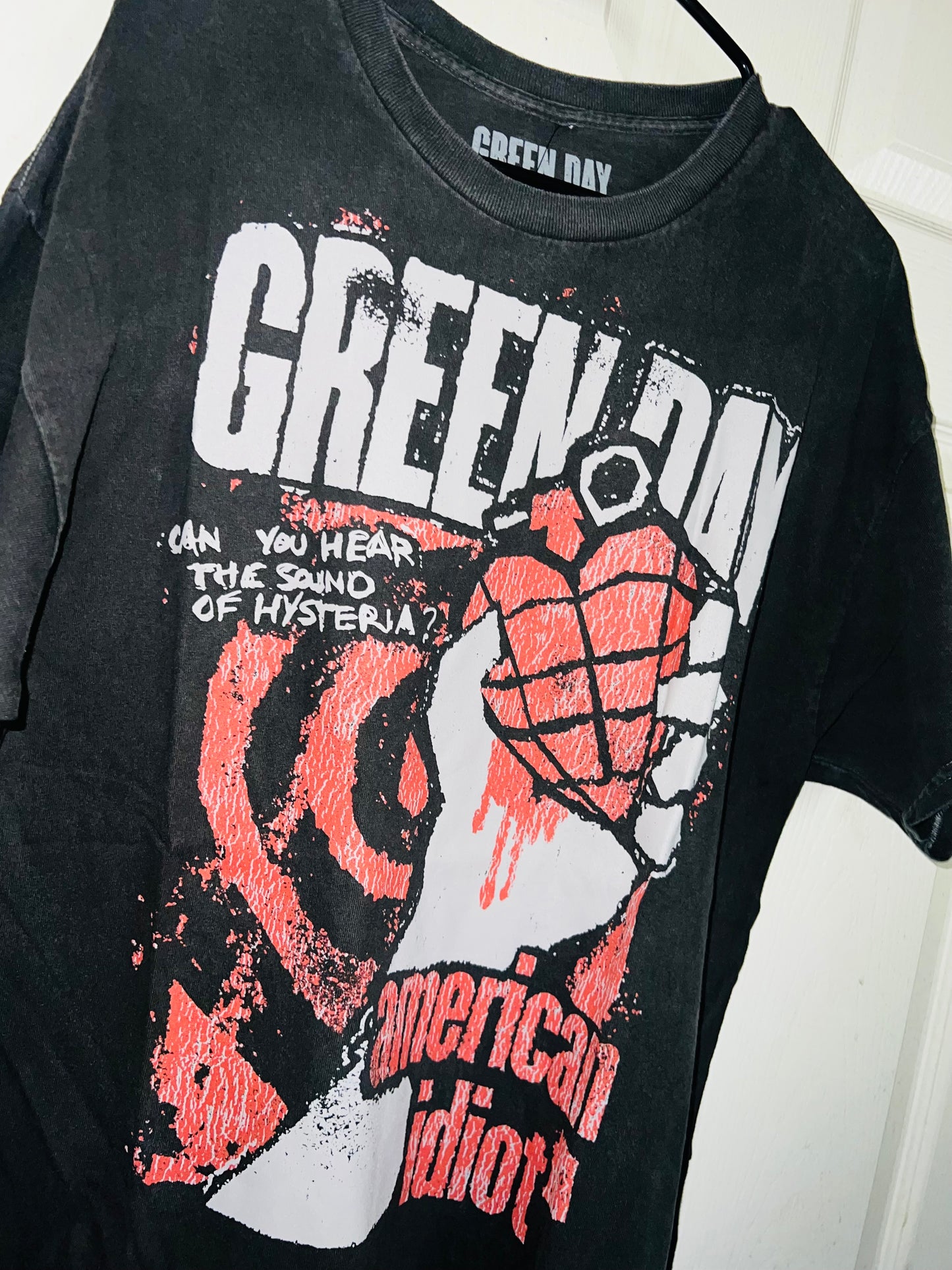 Green Day American Idiot Oversized Distressed Tee