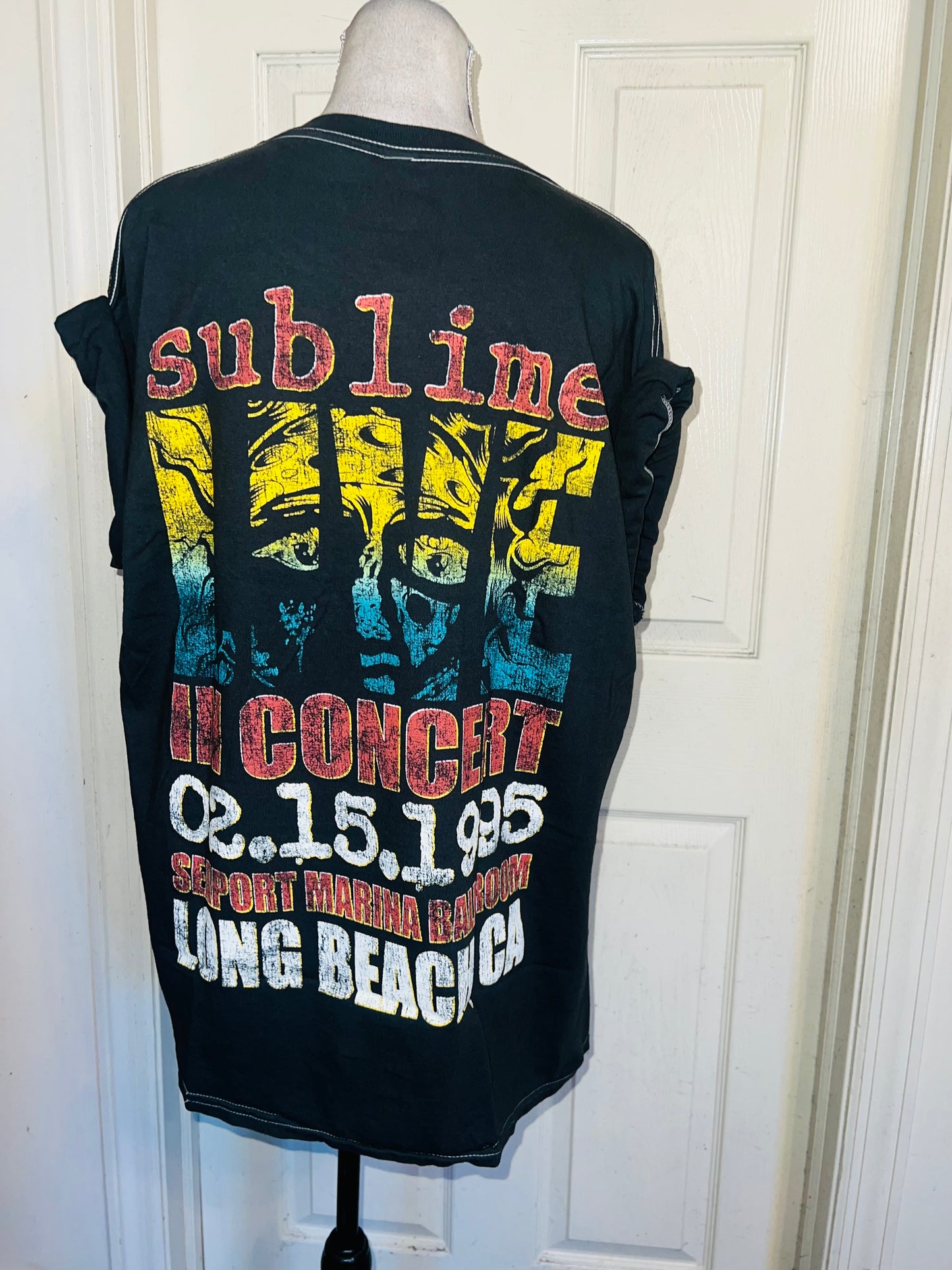 Sublime Double Sided Oversized Distressed Tee