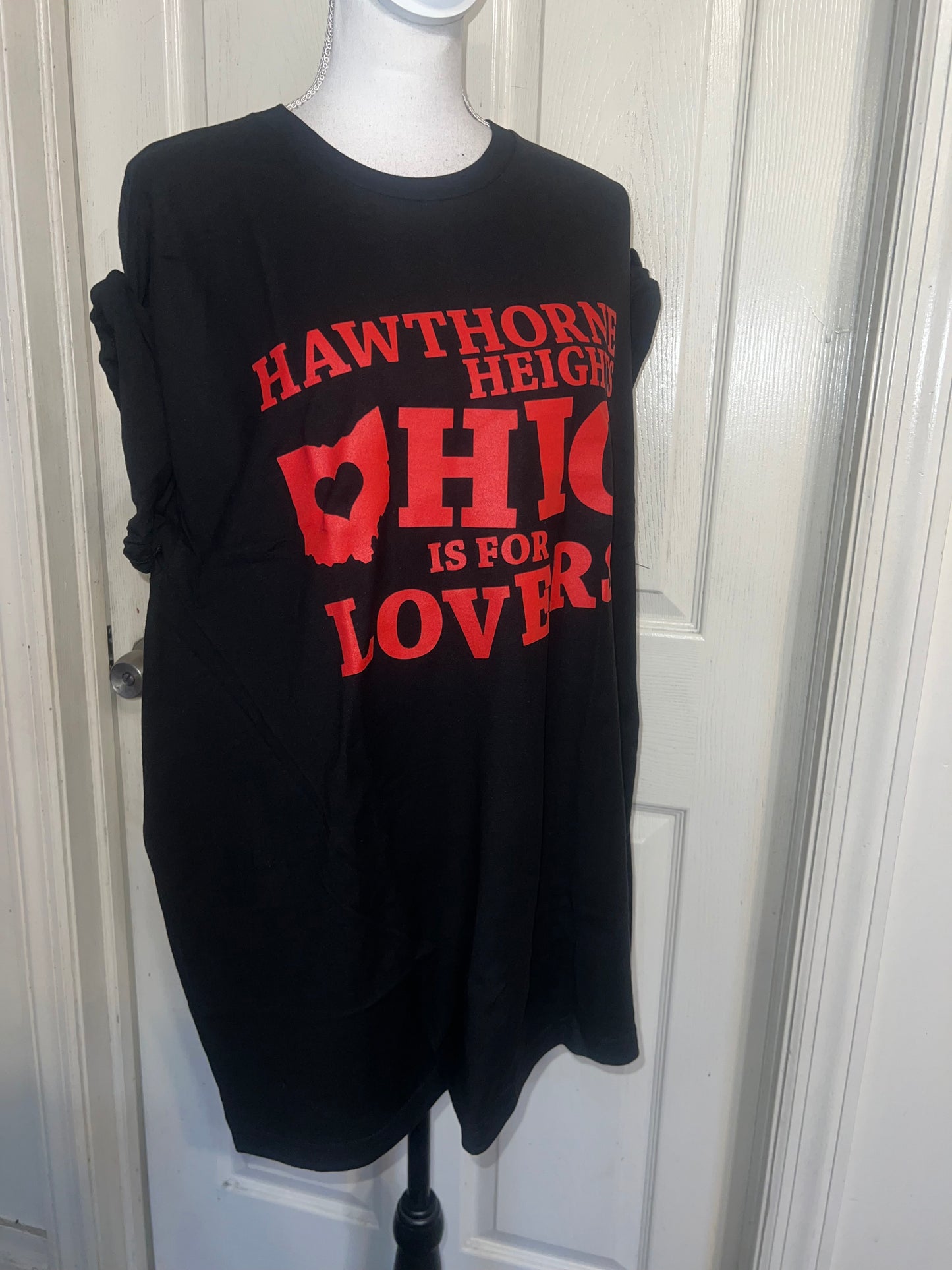 Hawthorne Heights Oversized Distressed Tee