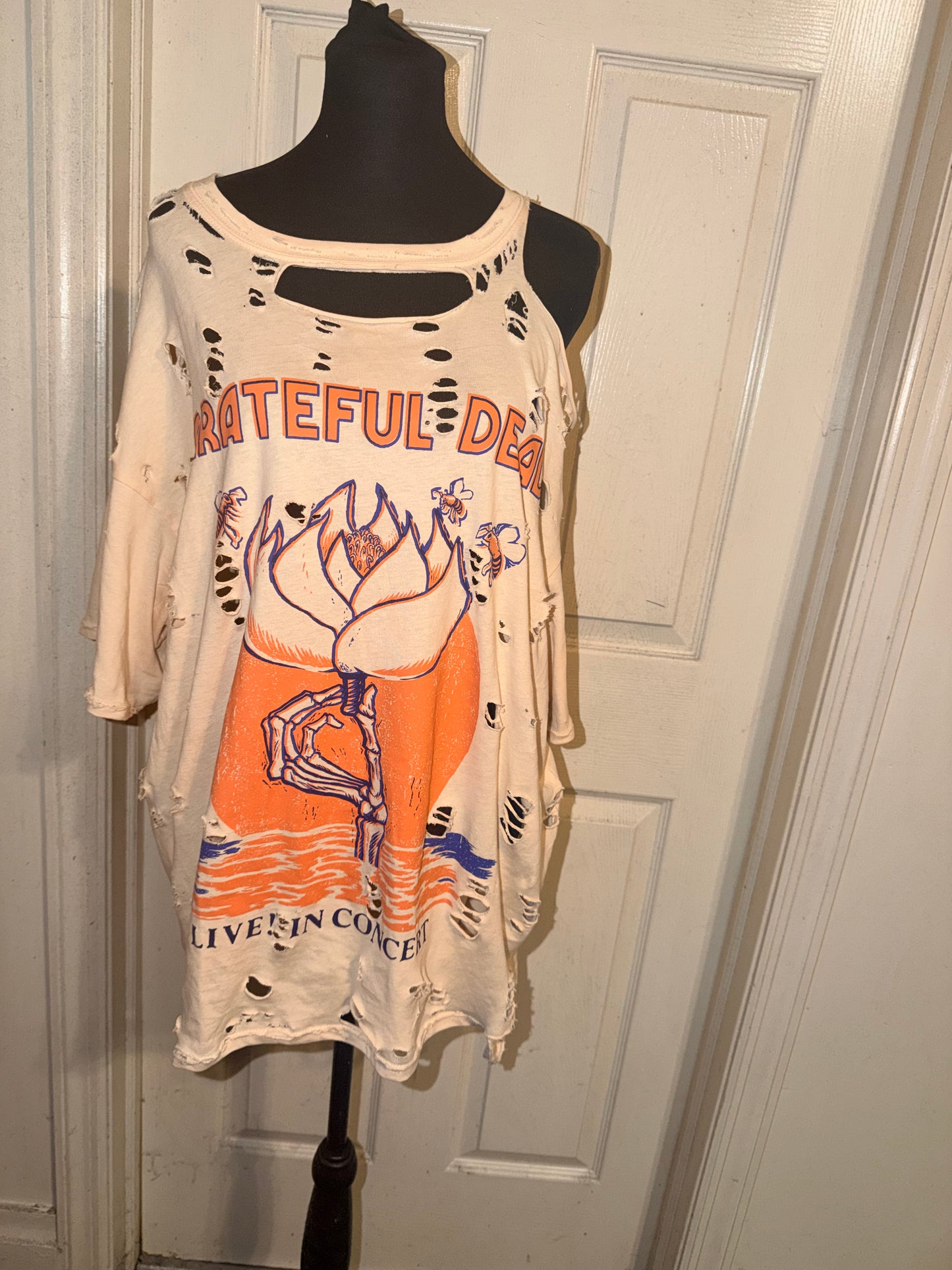 Grateful Dead Oversized Distressed Tee (as is)