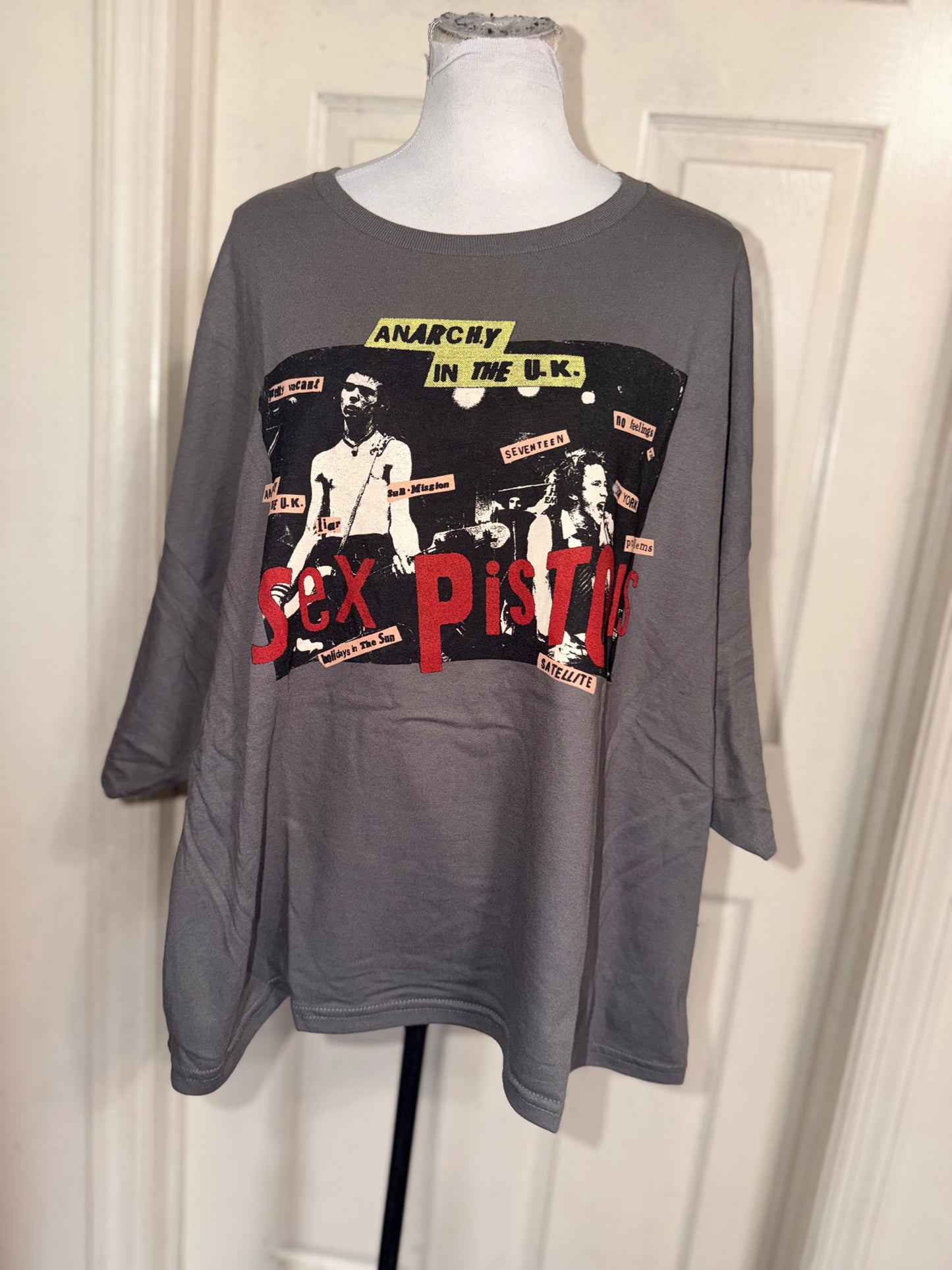 The Sex Pistols Oversized Distressed Tee