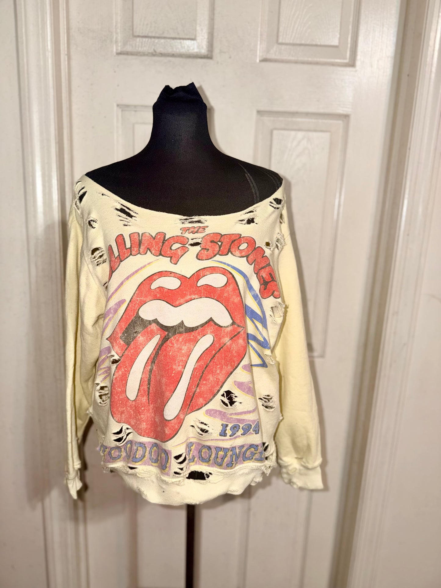 The Rolling Stones Distressed Sweatshirt