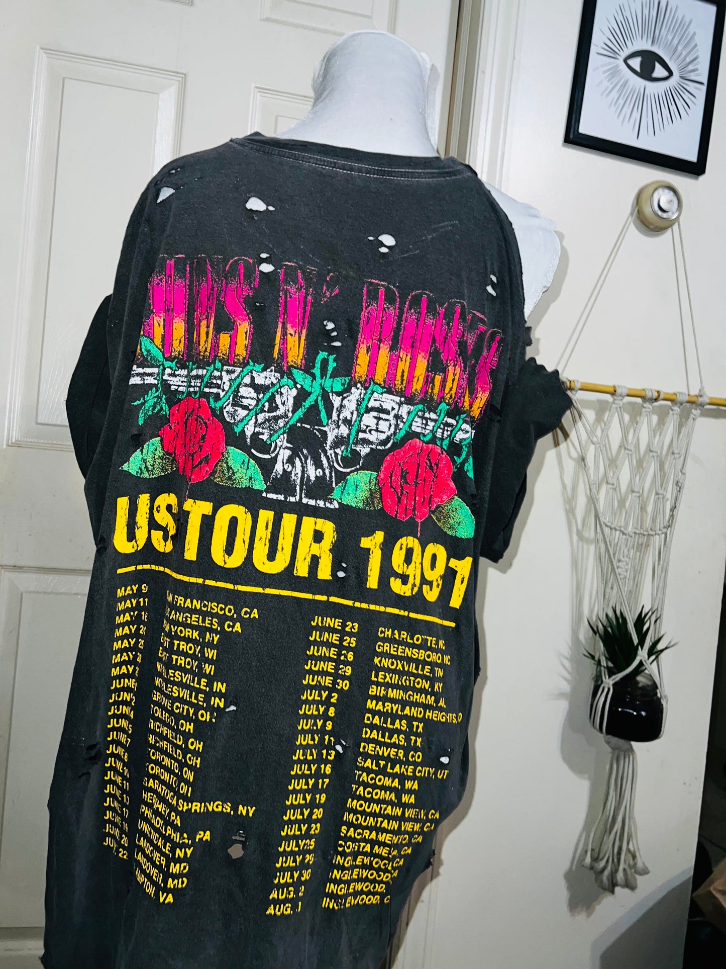 Guns n Roses Double Sided Oversized Tee/Dress