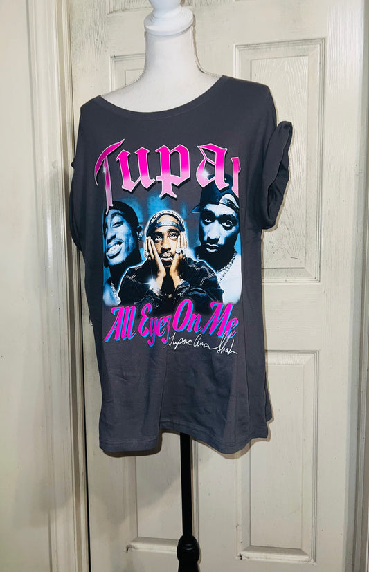 Tupac Oversized Distressed Tee