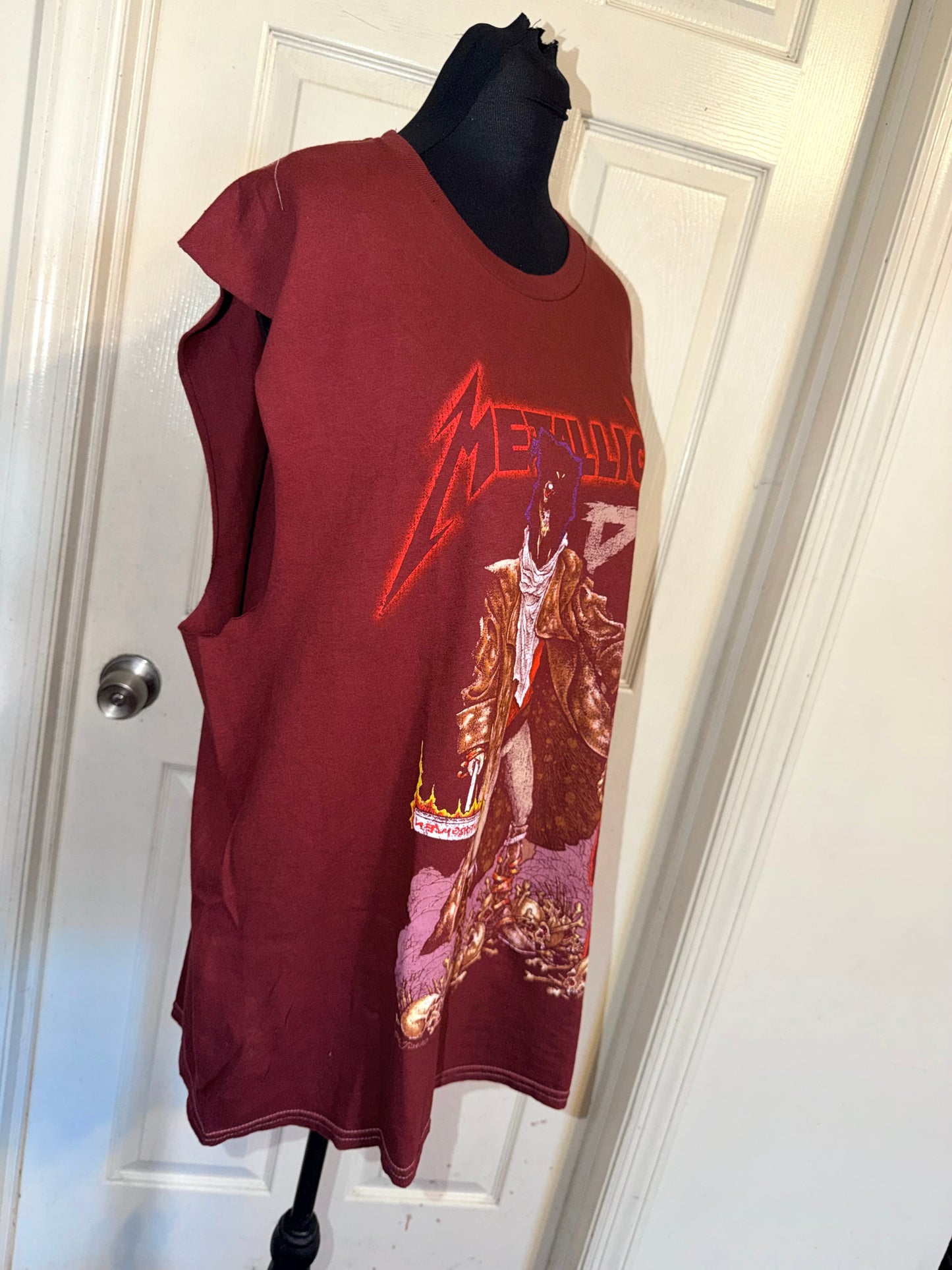 Metallica Oversized Double Sided Tann