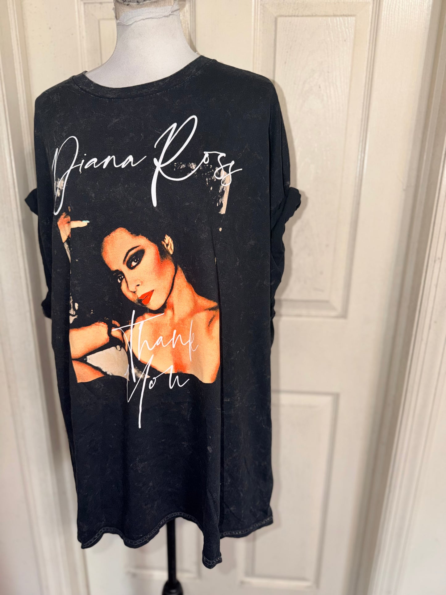 Diana Ross Oversized Distressed Tee