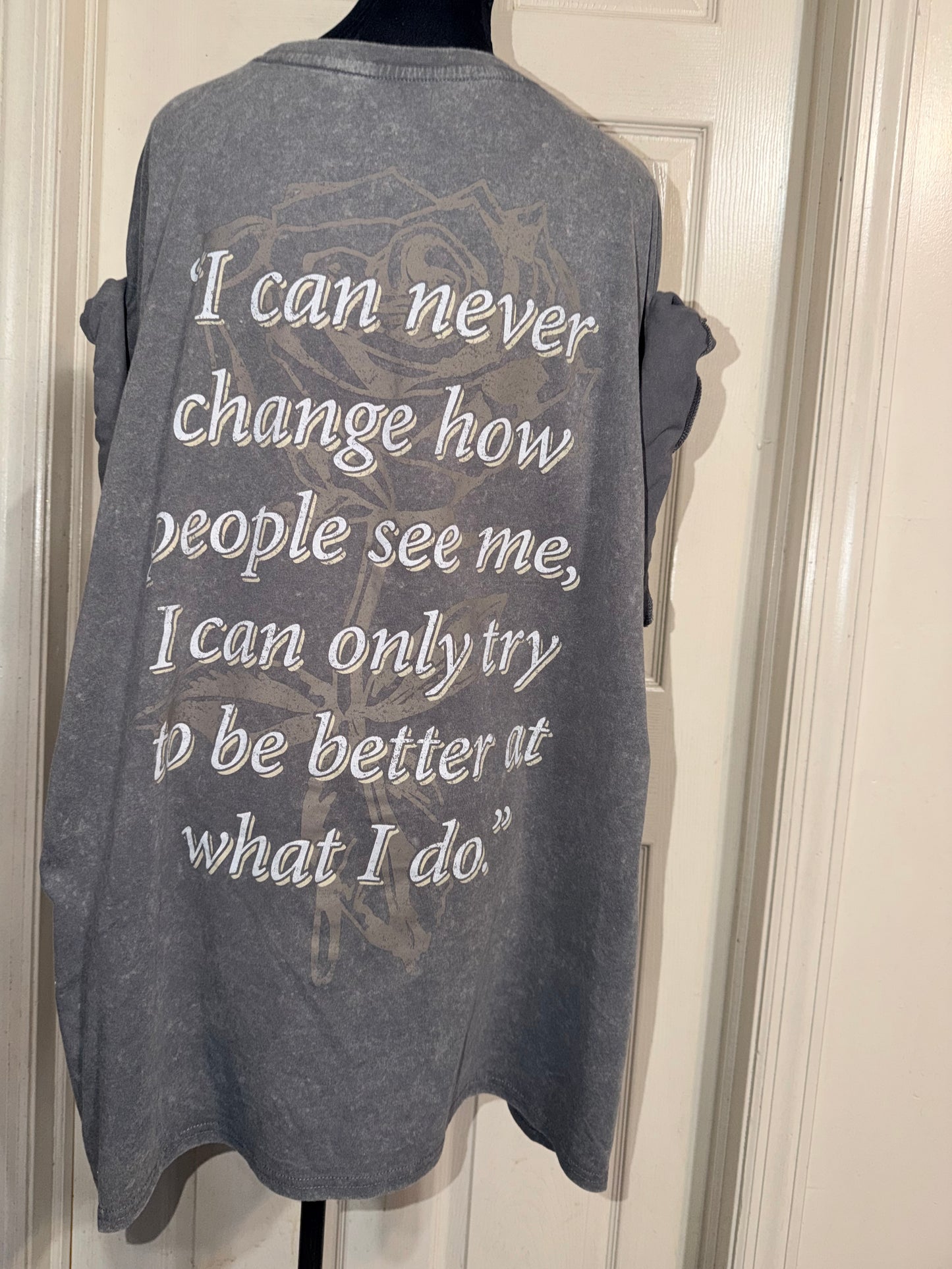 Tupac Double Sided Oversized Distressed Tee