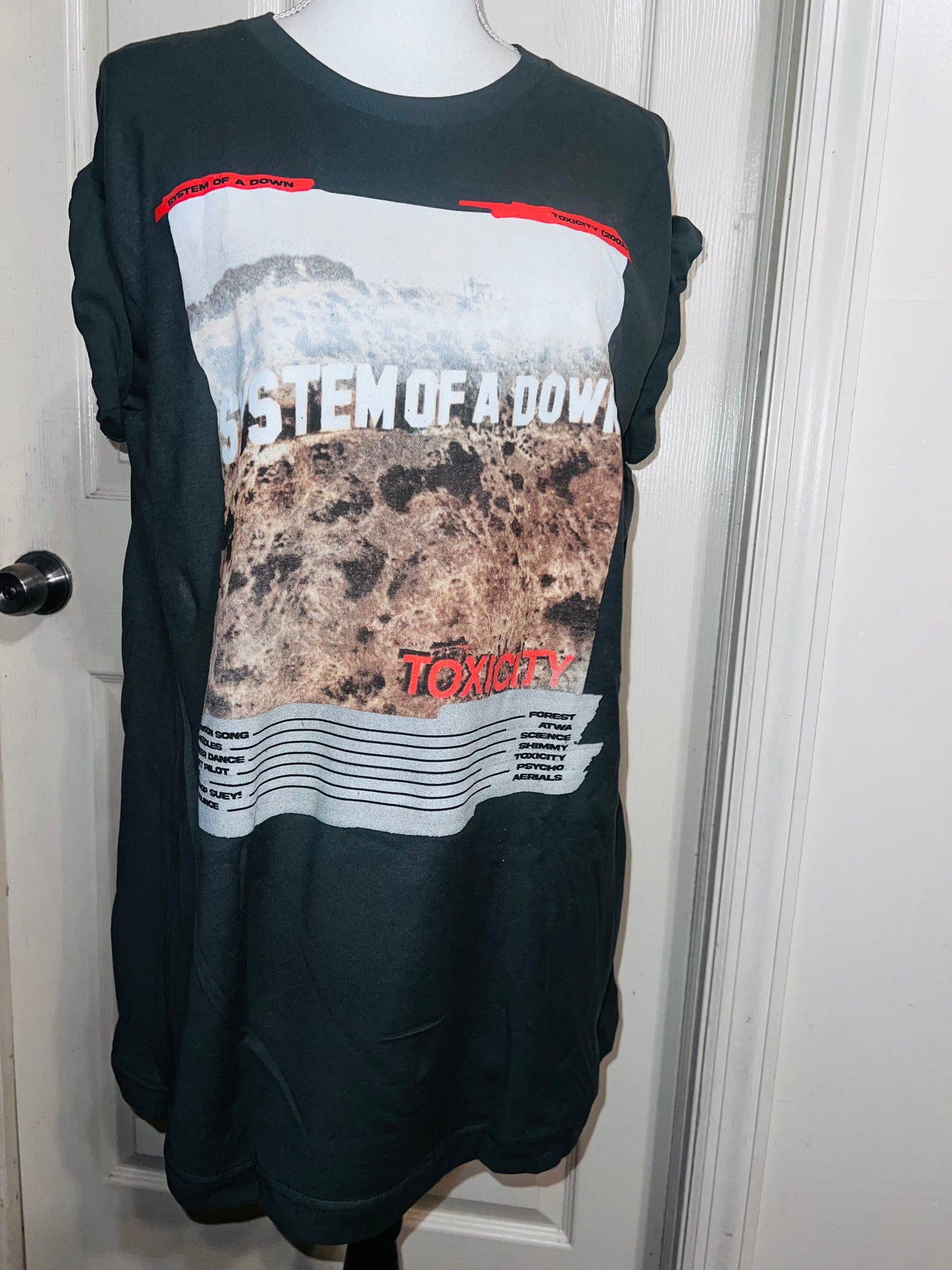 System of a Down Oversized Distressed Tee