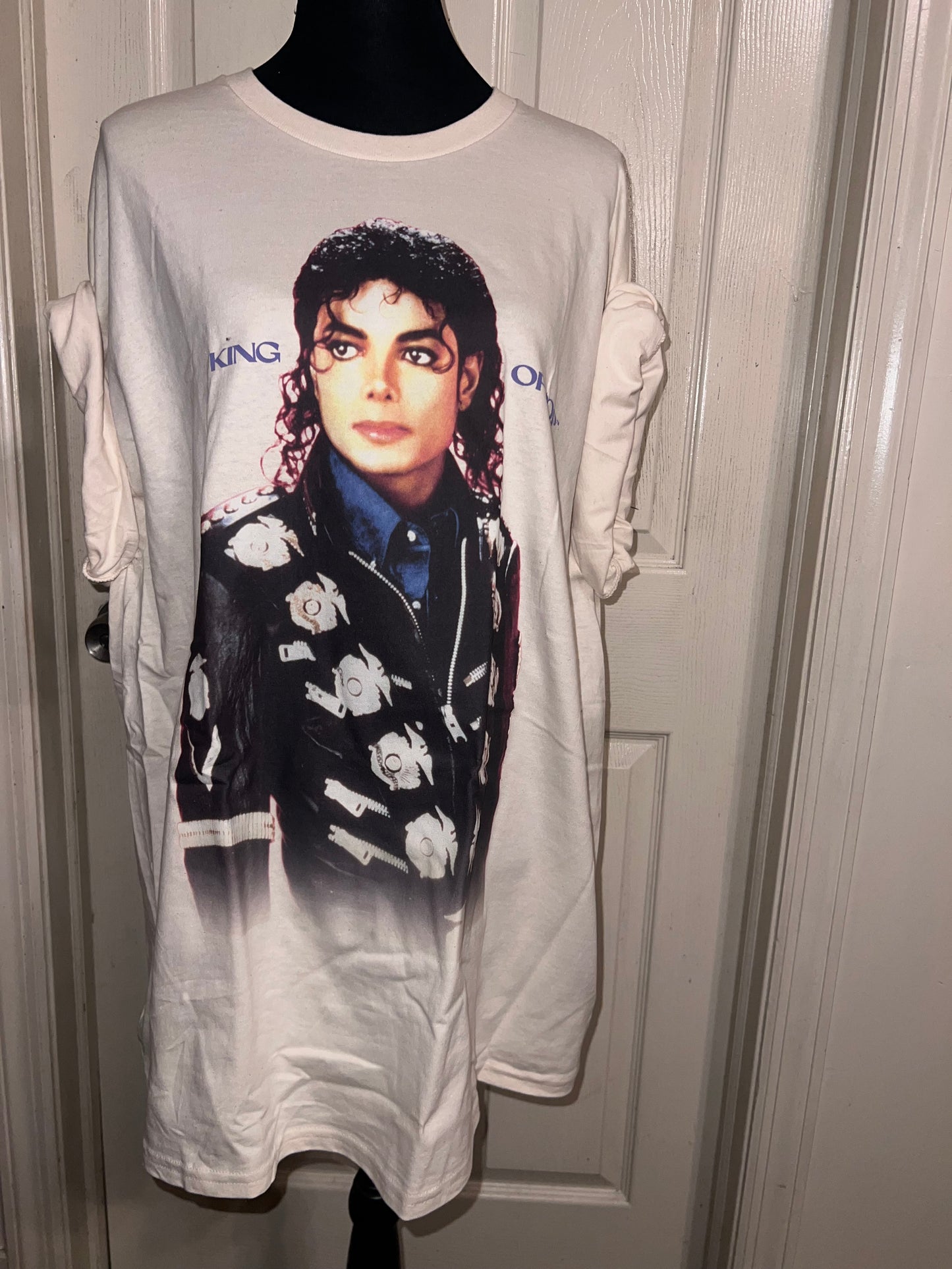 Michael Jackson Oversized Distressed Tee