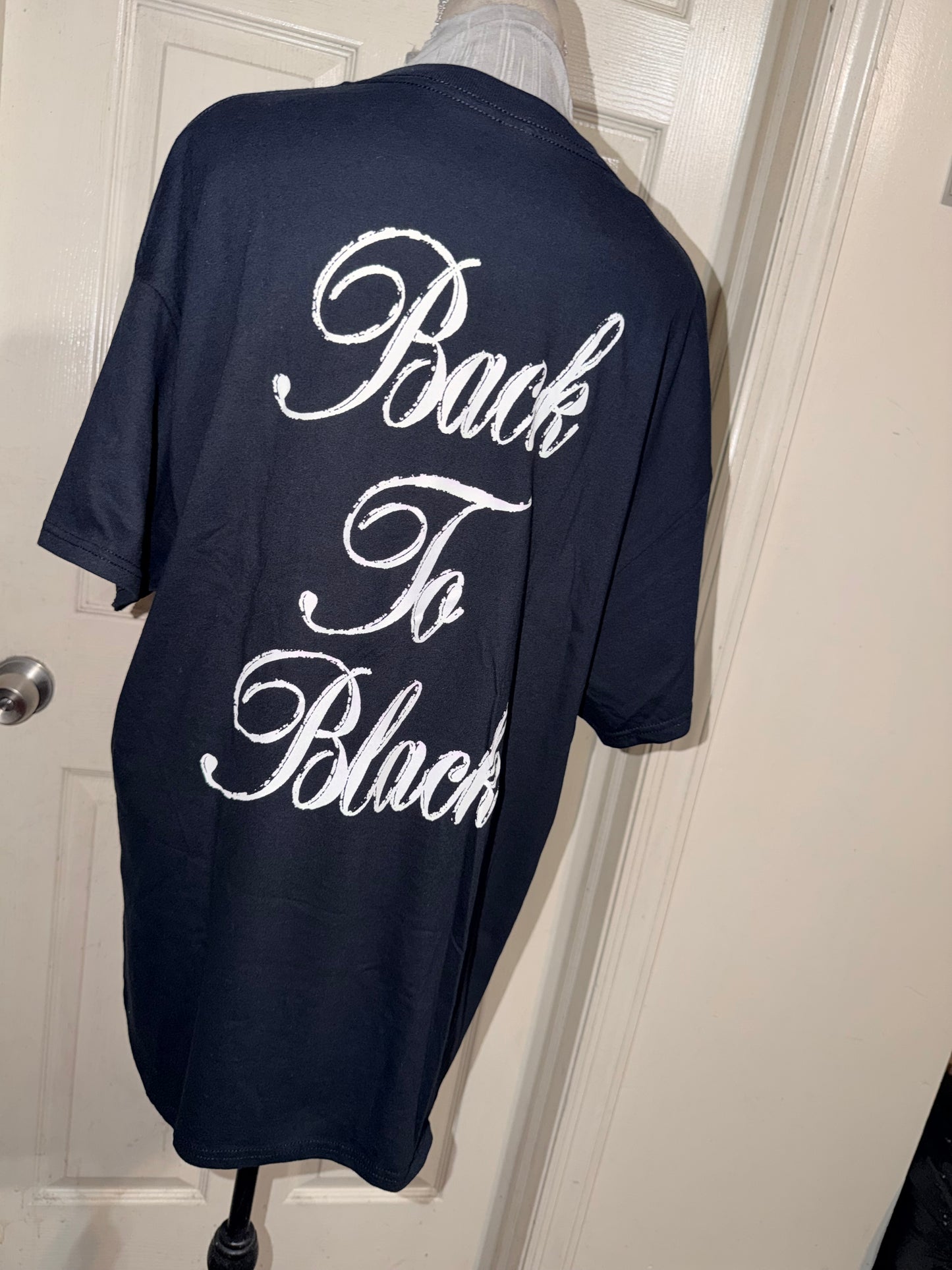 Amy Winehouse Double Sided Oversized Distressed Tee