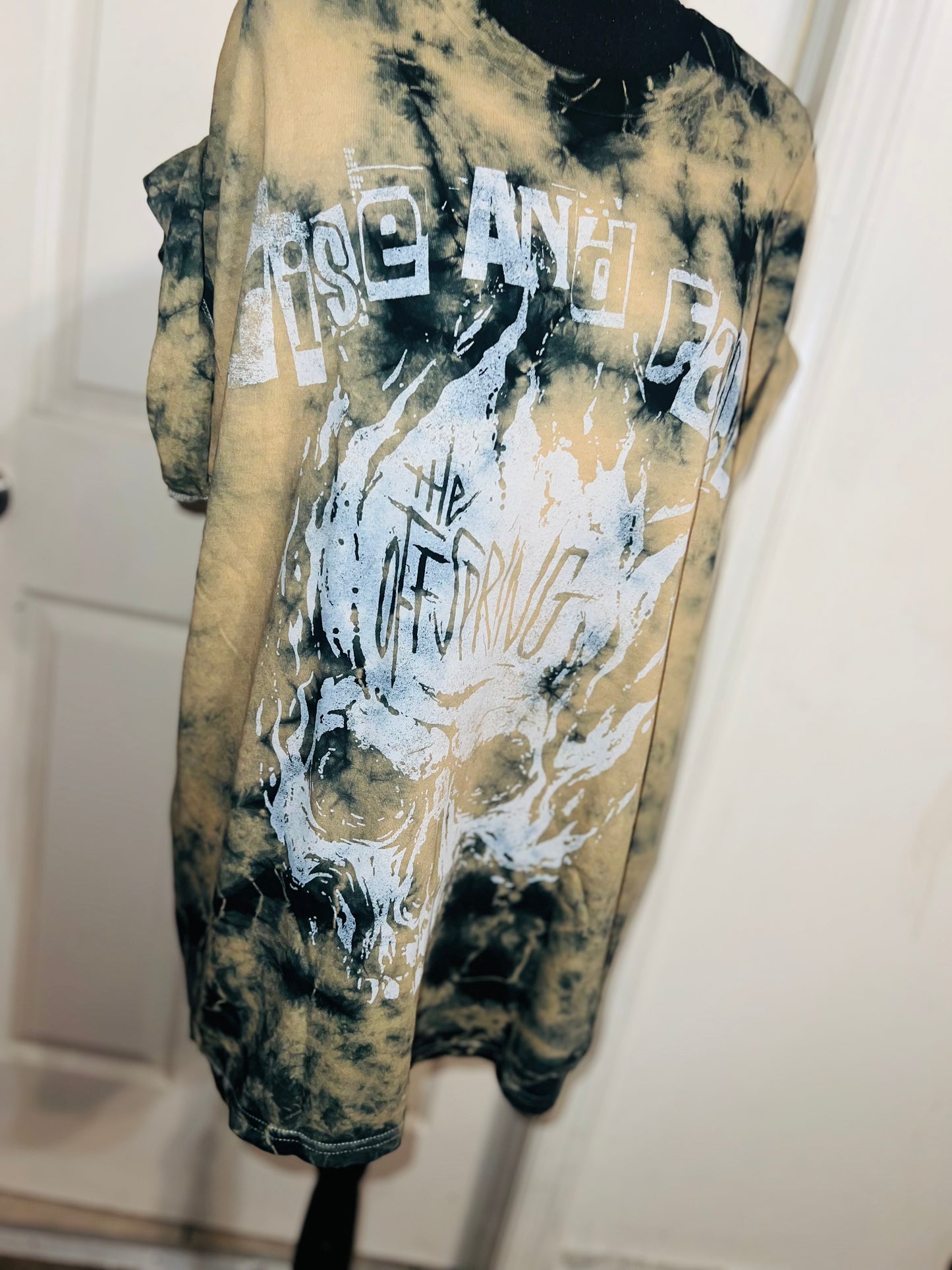 The Offspring Tie Dye Distressed Oversized Tee