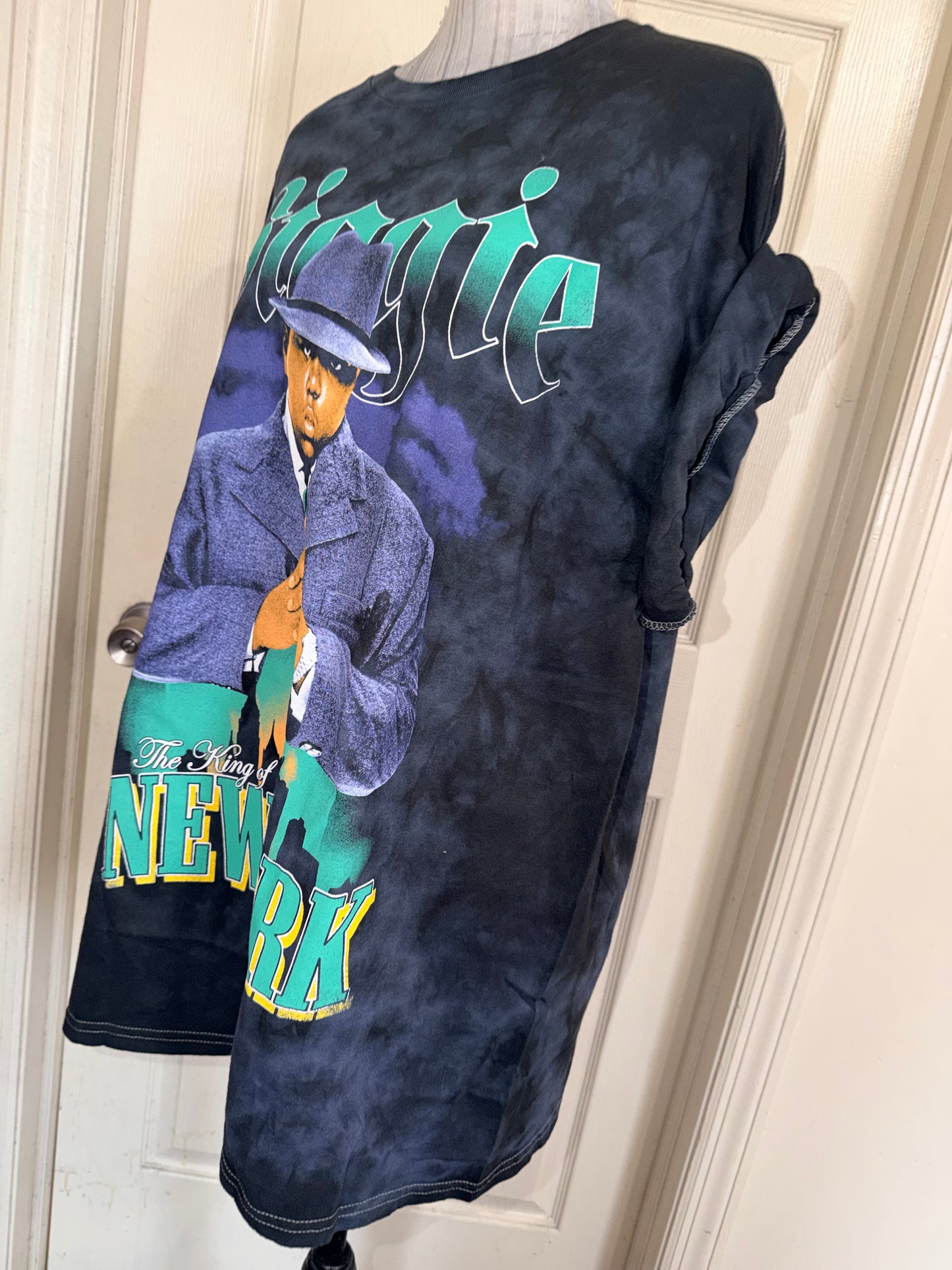 Biggie Smalls Oversized Distressed Tee