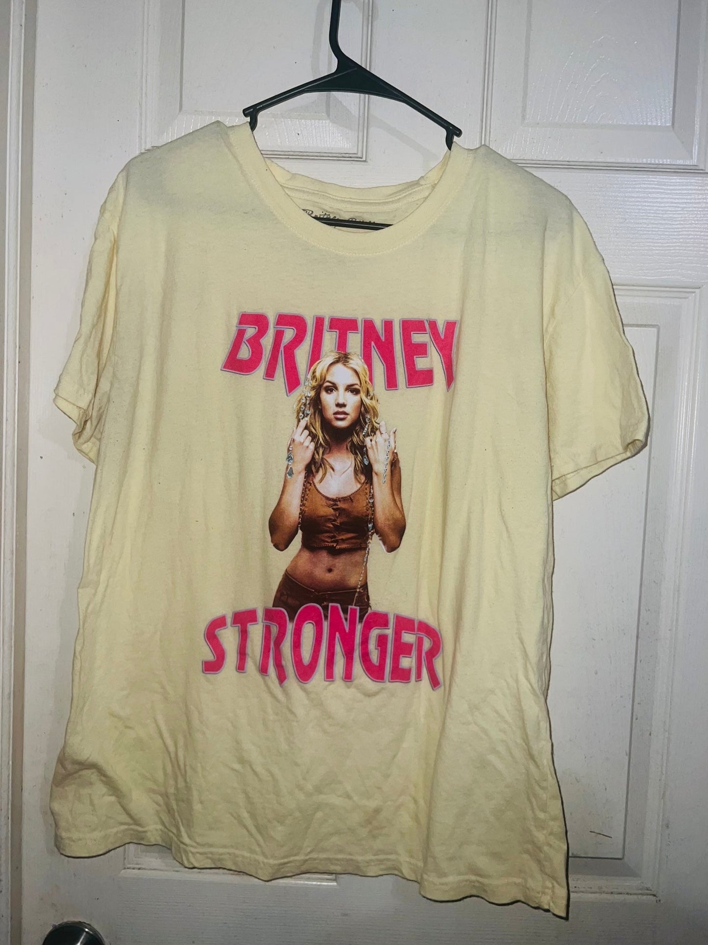 Britney Spears Stronger Distressed Tee