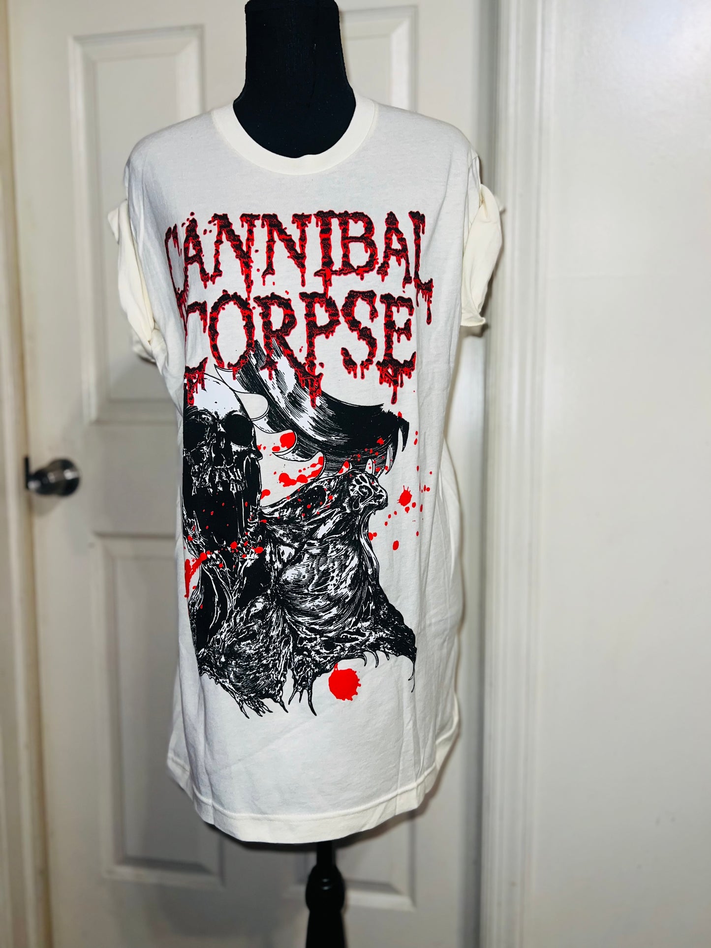 Cannibal Corpse Oversized Distressed Tee