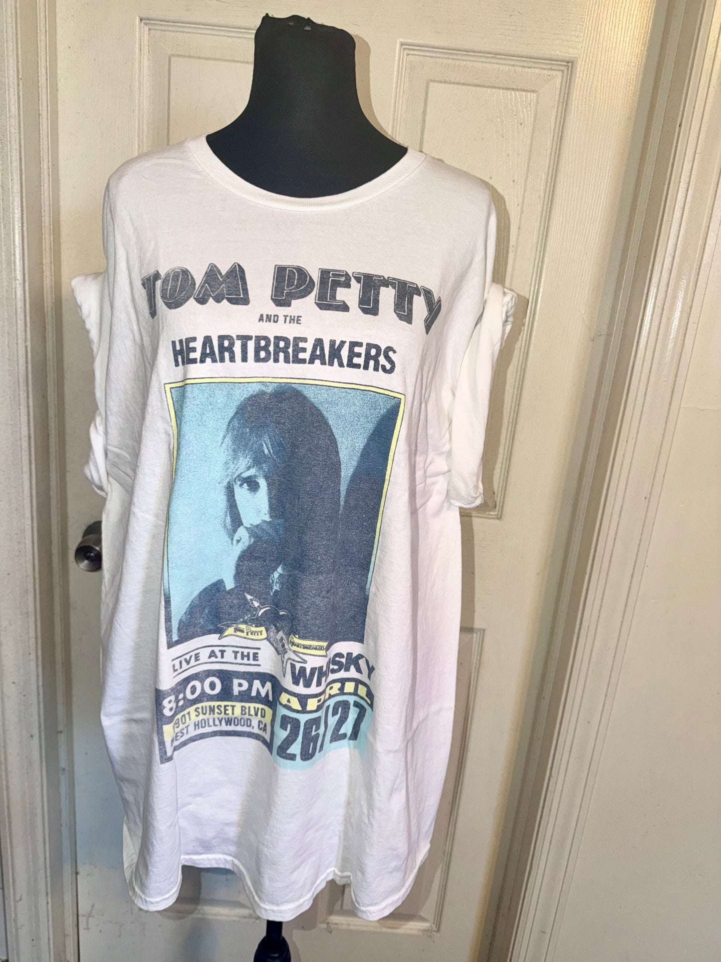 Tom Petty and the Heartbreakers Oversized Distressed Tee
