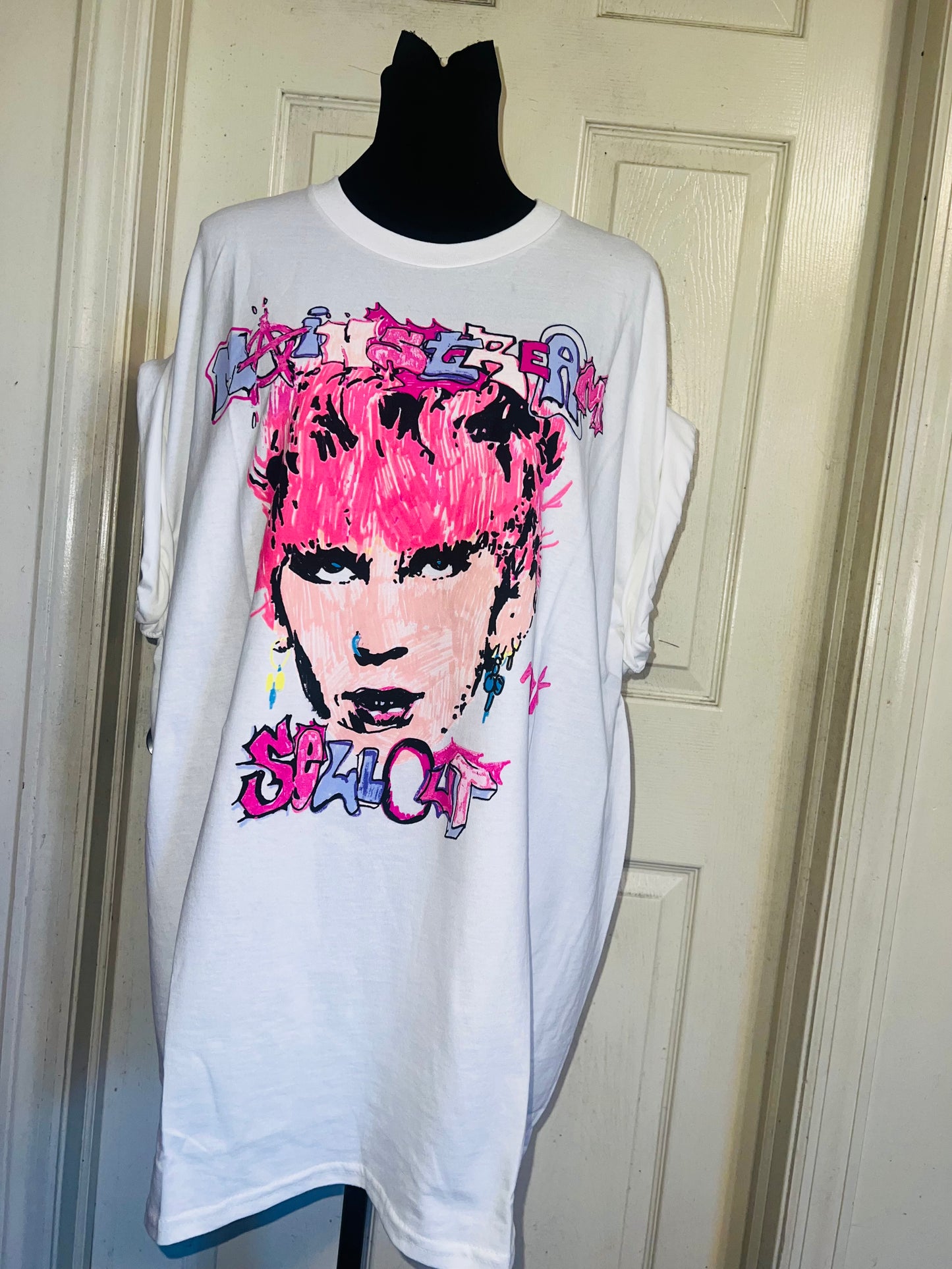Machine Gun Kelly Oversized Distressed Tee