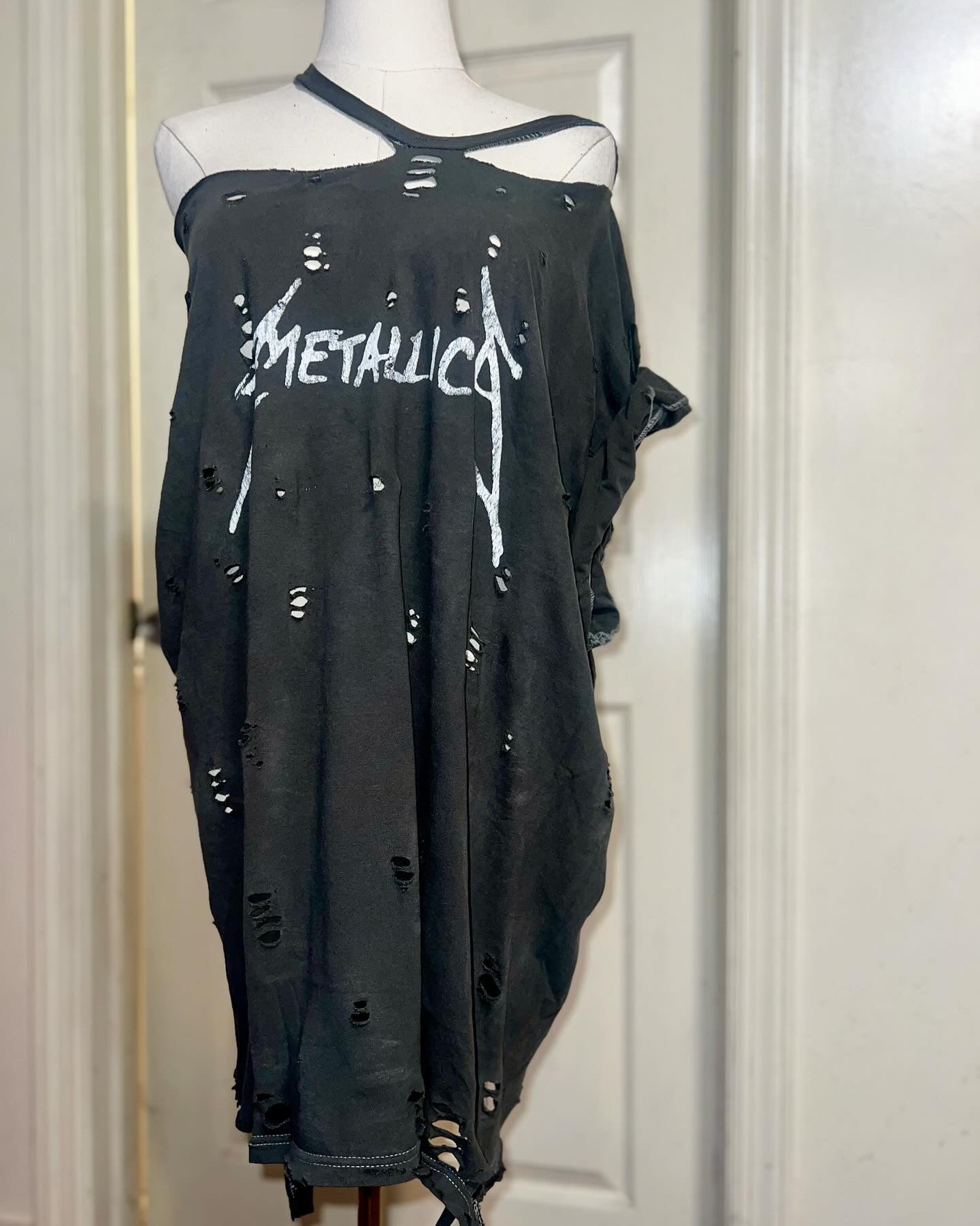 Metallica Double Sided Oversized Distressed Tee