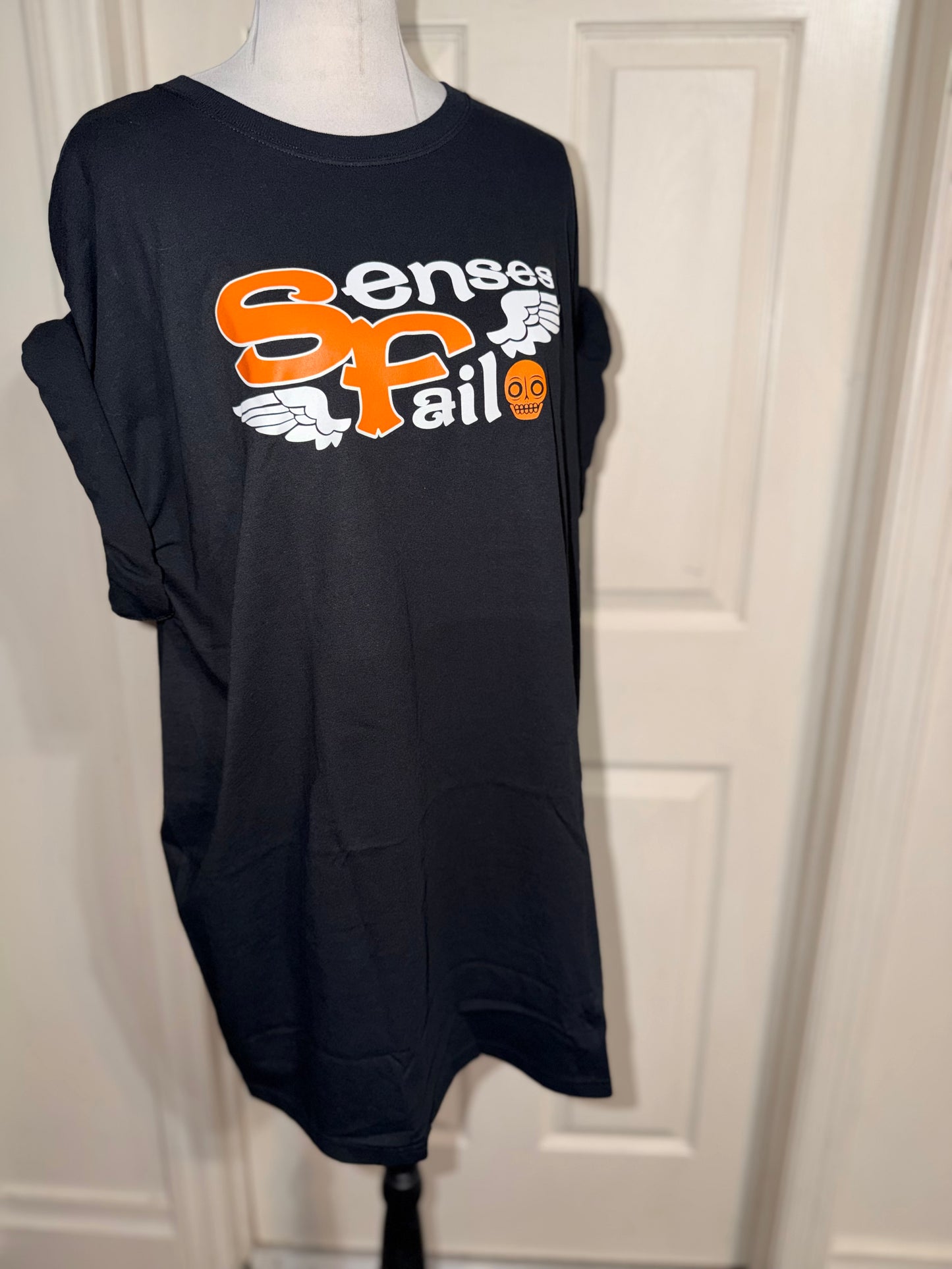 Senses Fail Oversized Distressed Tee