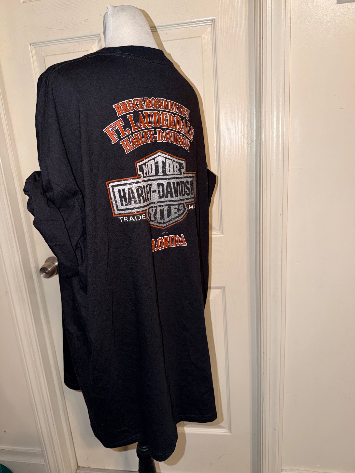 Harley Davidson Vintage Double Sided Oversized Tee