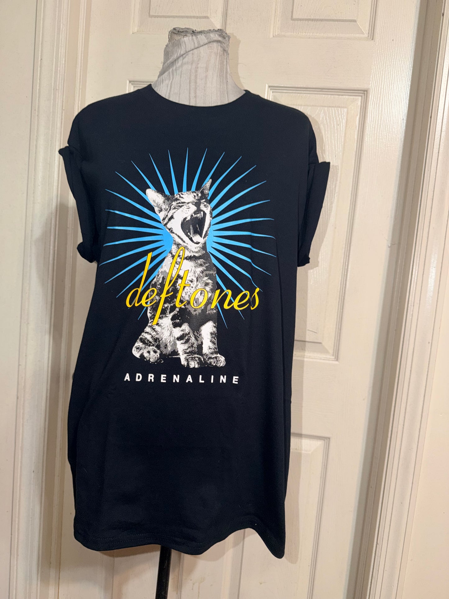 Deftones Oversized Distressed Tee