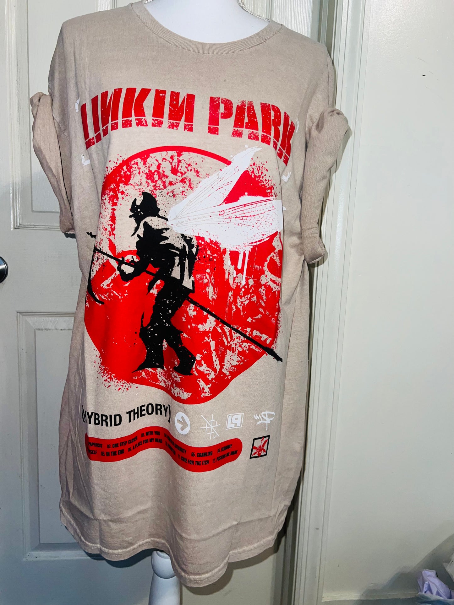 Linkin Park Oversized Distressed Tee