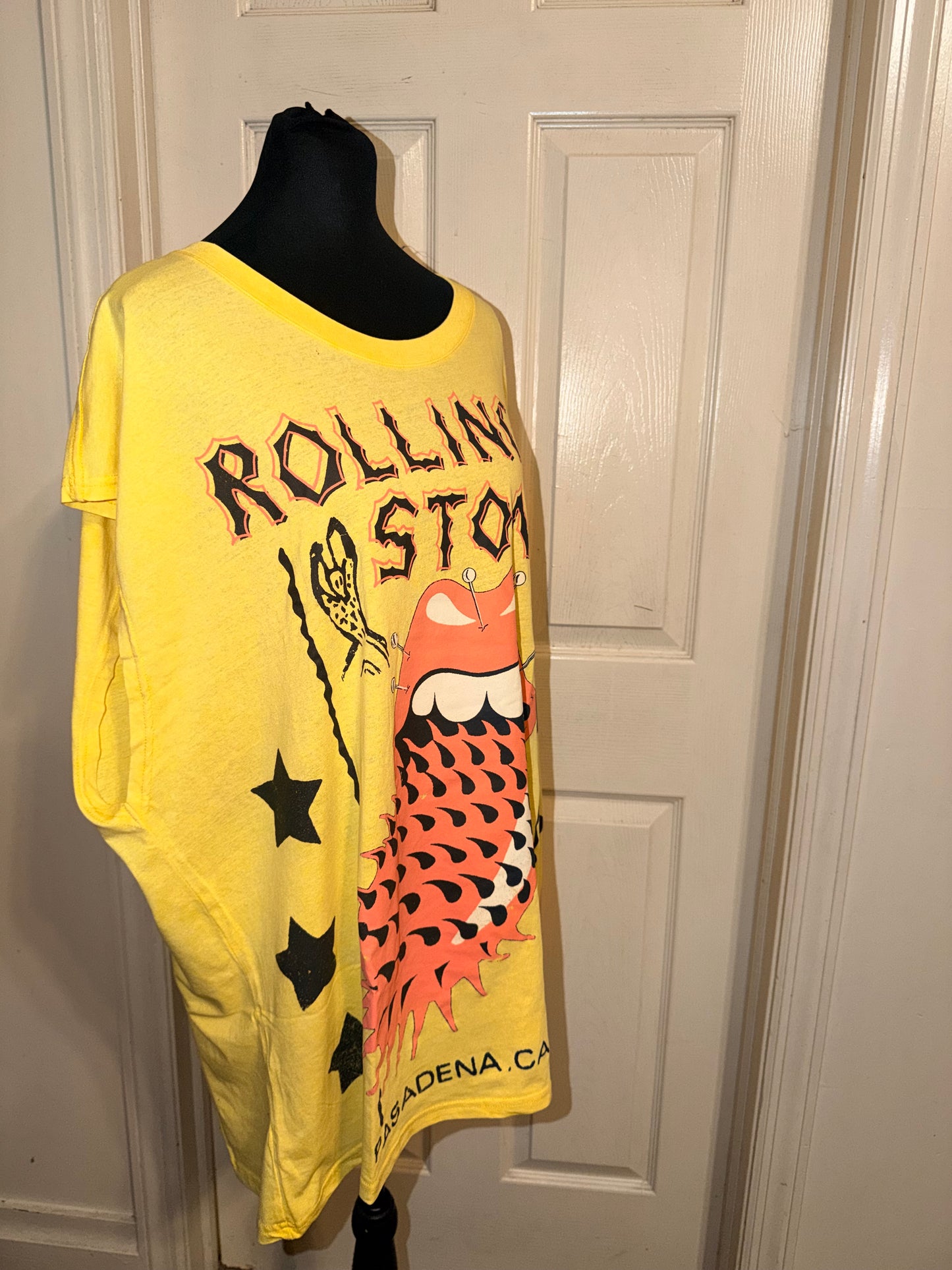 The Rolling Stones Oversized Distressed Tank