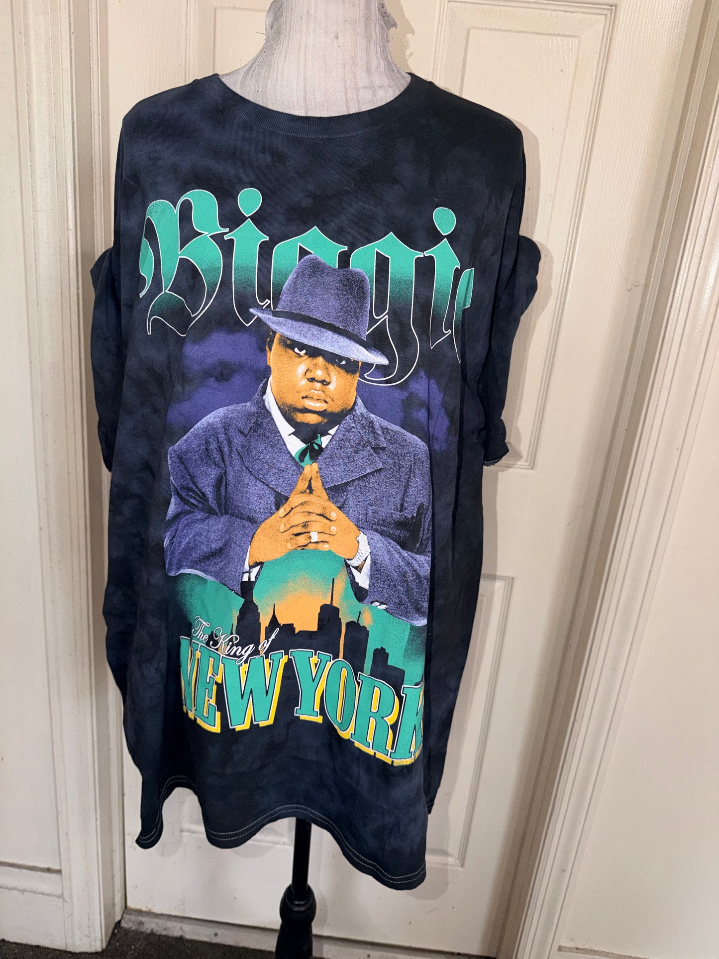 Biggie Smalls Oversized Distressed Tee