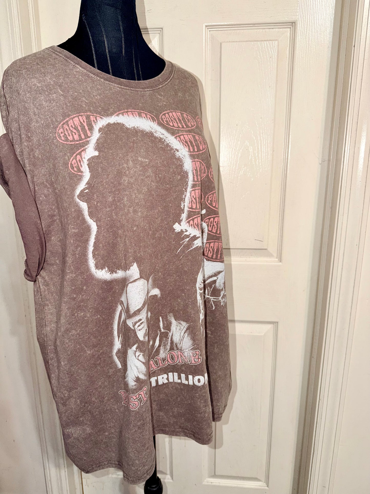 Post Malone Double Sided Oversized Distressed Tee