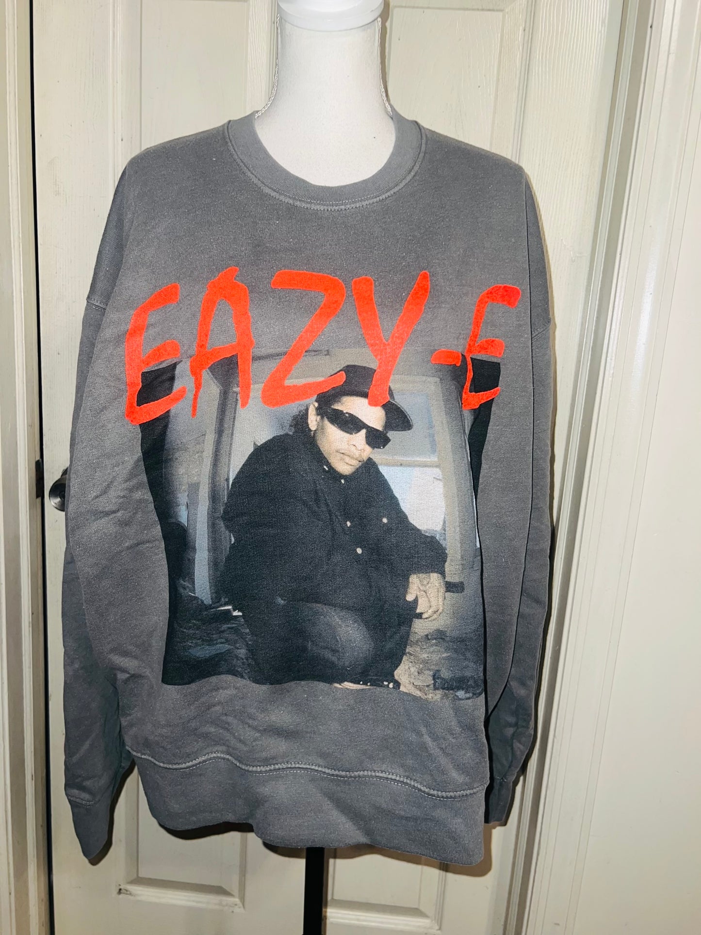 Eazy-E Oversized Distressed Sweatshirt