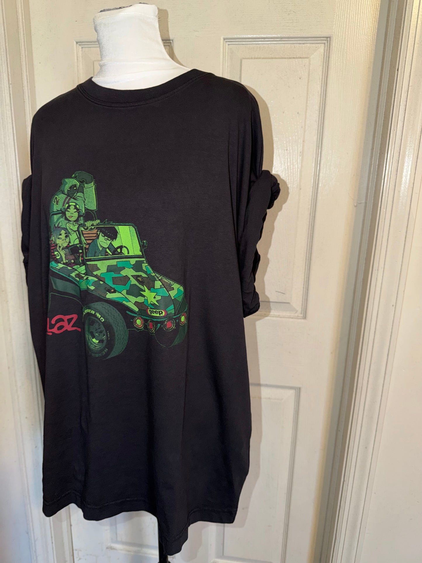 Gorillaz Oversized Distressed Tee